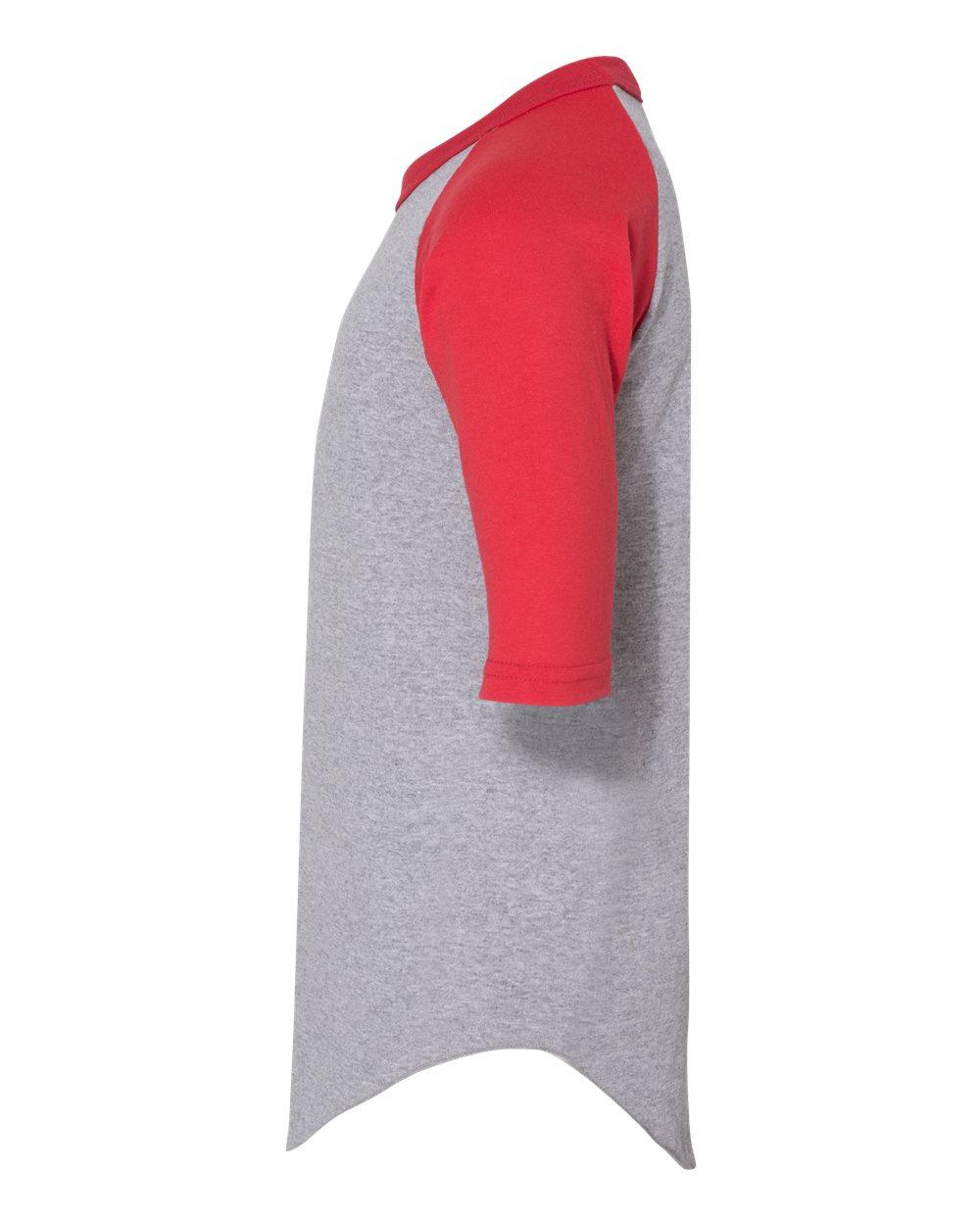 4421 Augusta Sportswear Youth Three-Quarter Sleeve Baseball Jersey - Siide Image