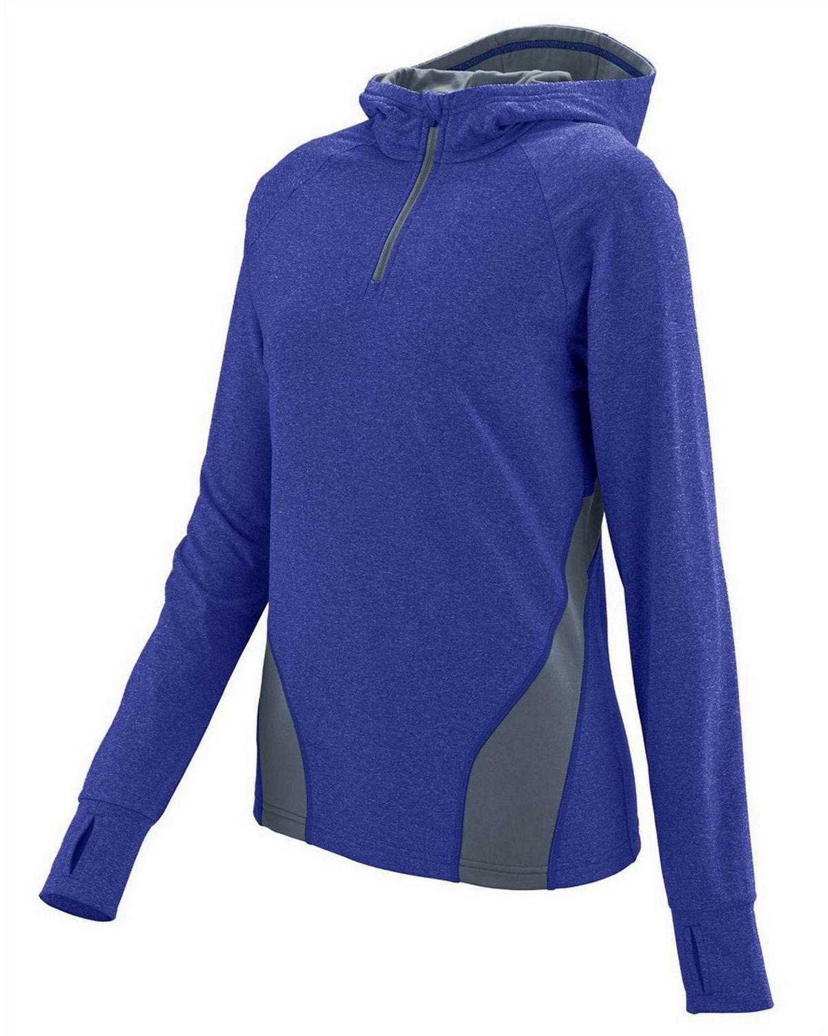 4812 Augusta Sportswear Womens Freedom Hooded Pullover Sweatshirt Zoom Image