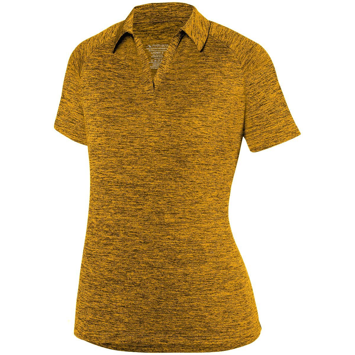 5409 Augusta Sportswear Womens Intensify Black Heather Sport Shirt 5409 Augusta Sportswear Womens Intensify Black Heather Sport Shirt