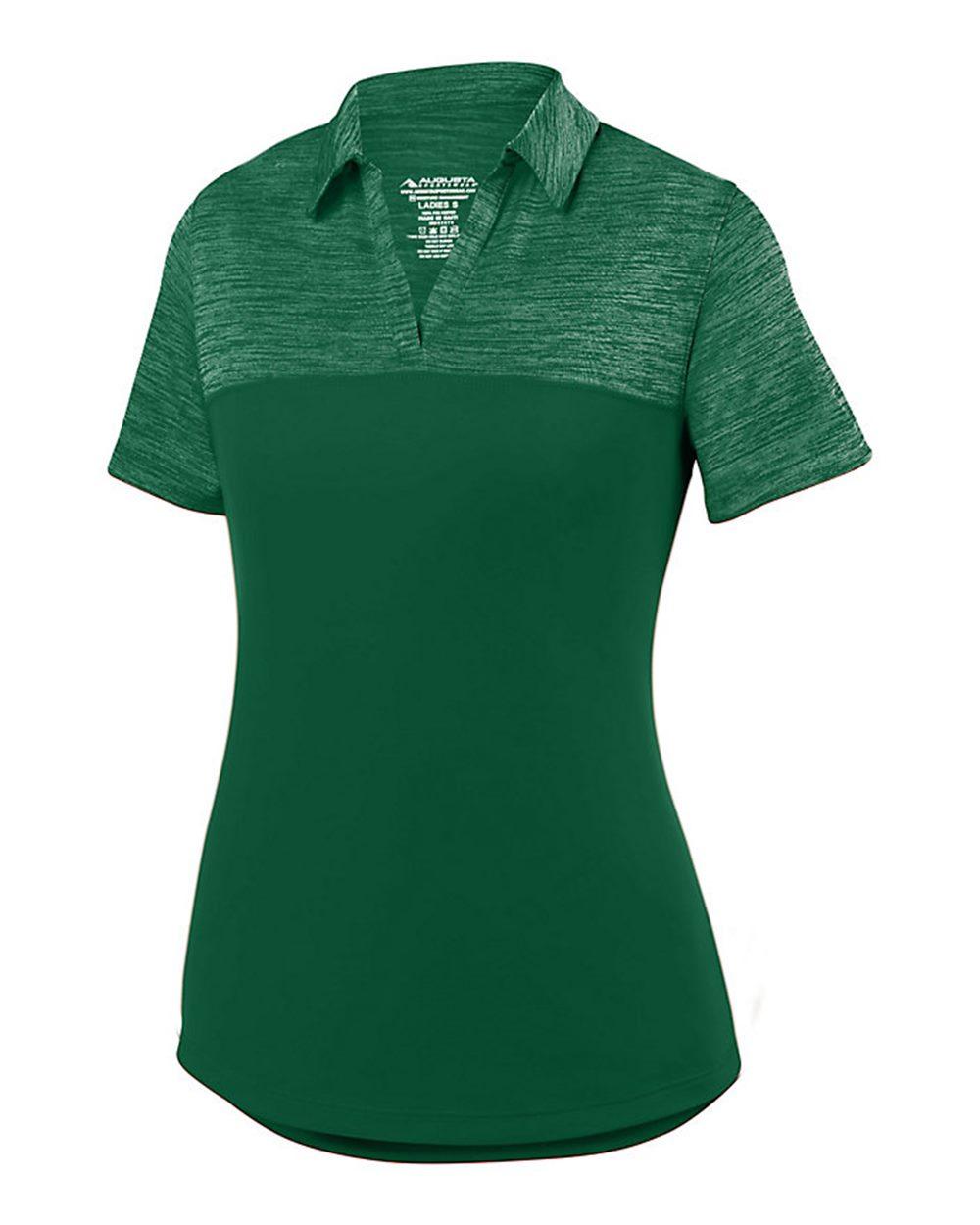 5413 Augusta Sportswear Womens Shadow Tonal Heather Sport Shirt - Siide Image