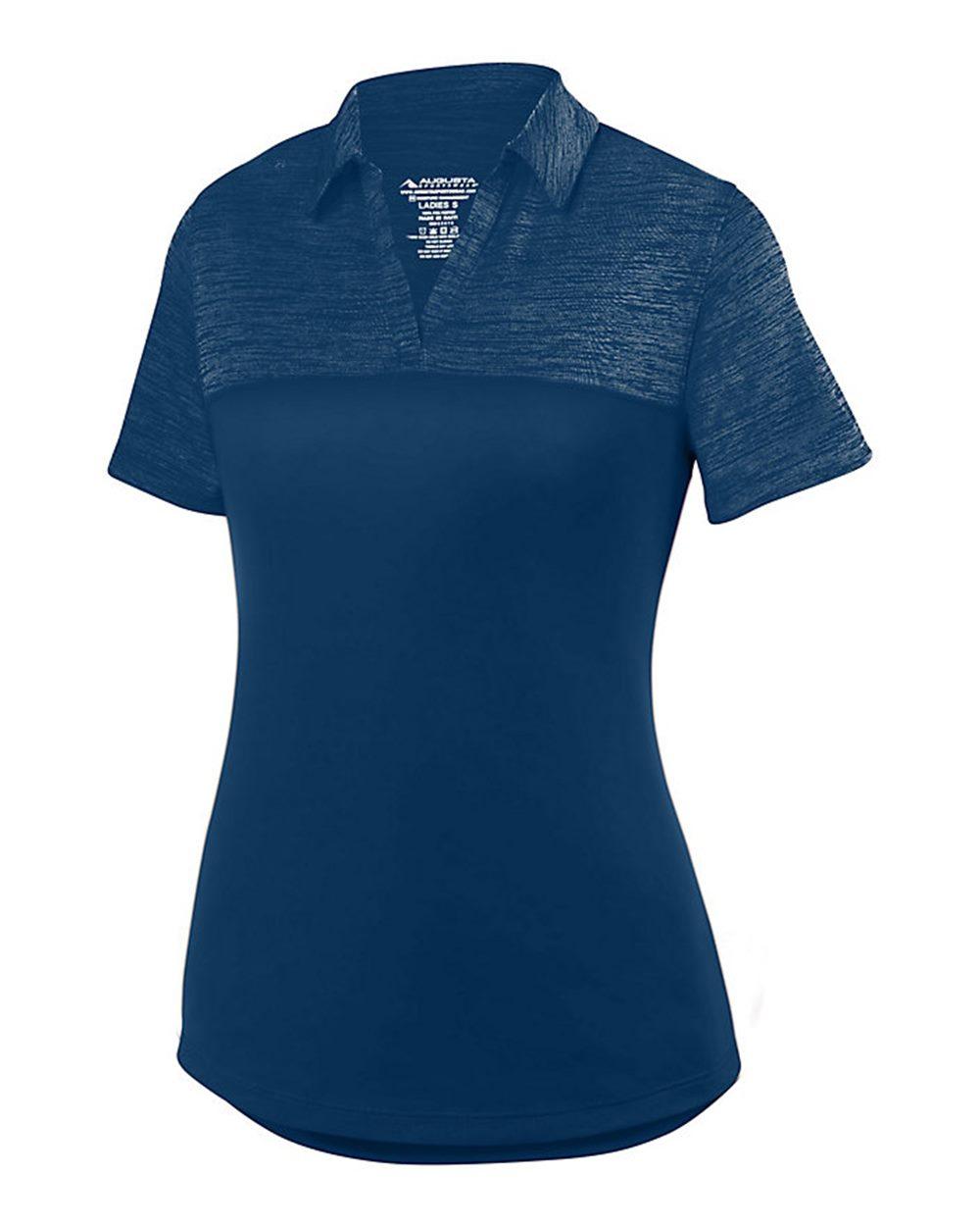 5413 Augusta Sportswear Womens Shadow Tonal Heather Sport Shirt - Siide Image
