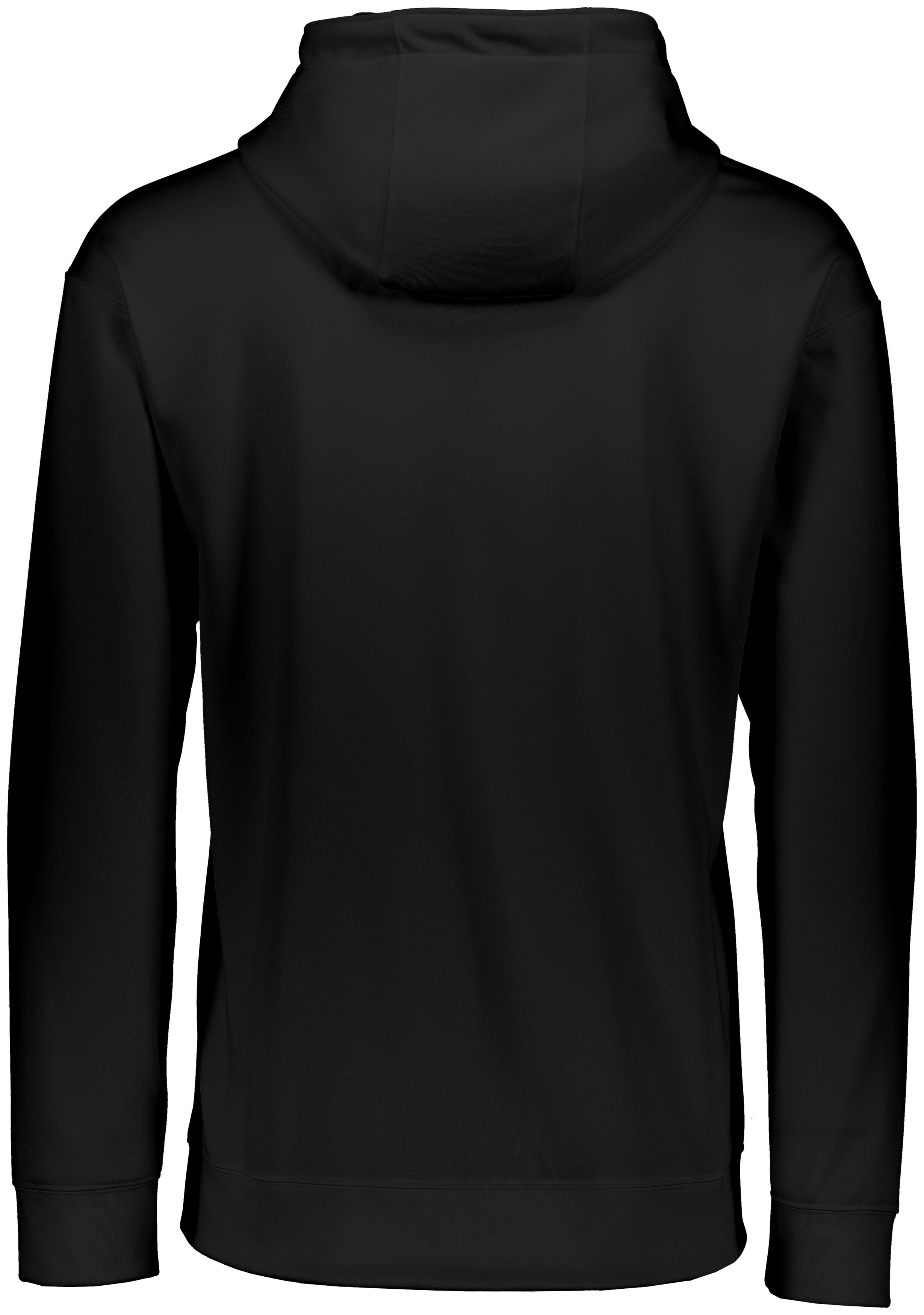 5506 Augusta Sportswear Youth Wicking Fleece Hooded Sweatshirt - Back Image