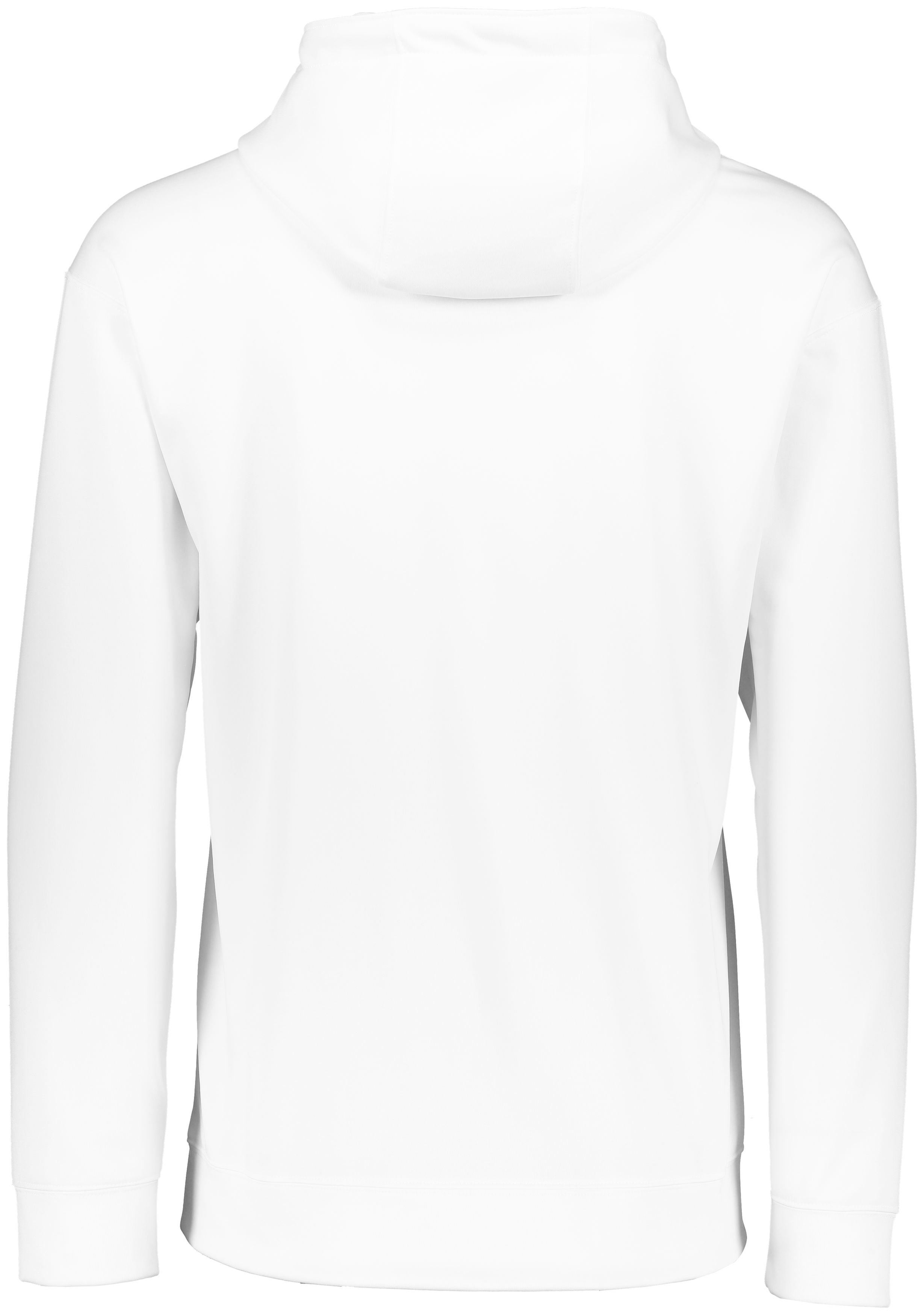 5506 Augusta Sportswear Youth Wicking Fleece Hooded Sweatshirt - Back Image