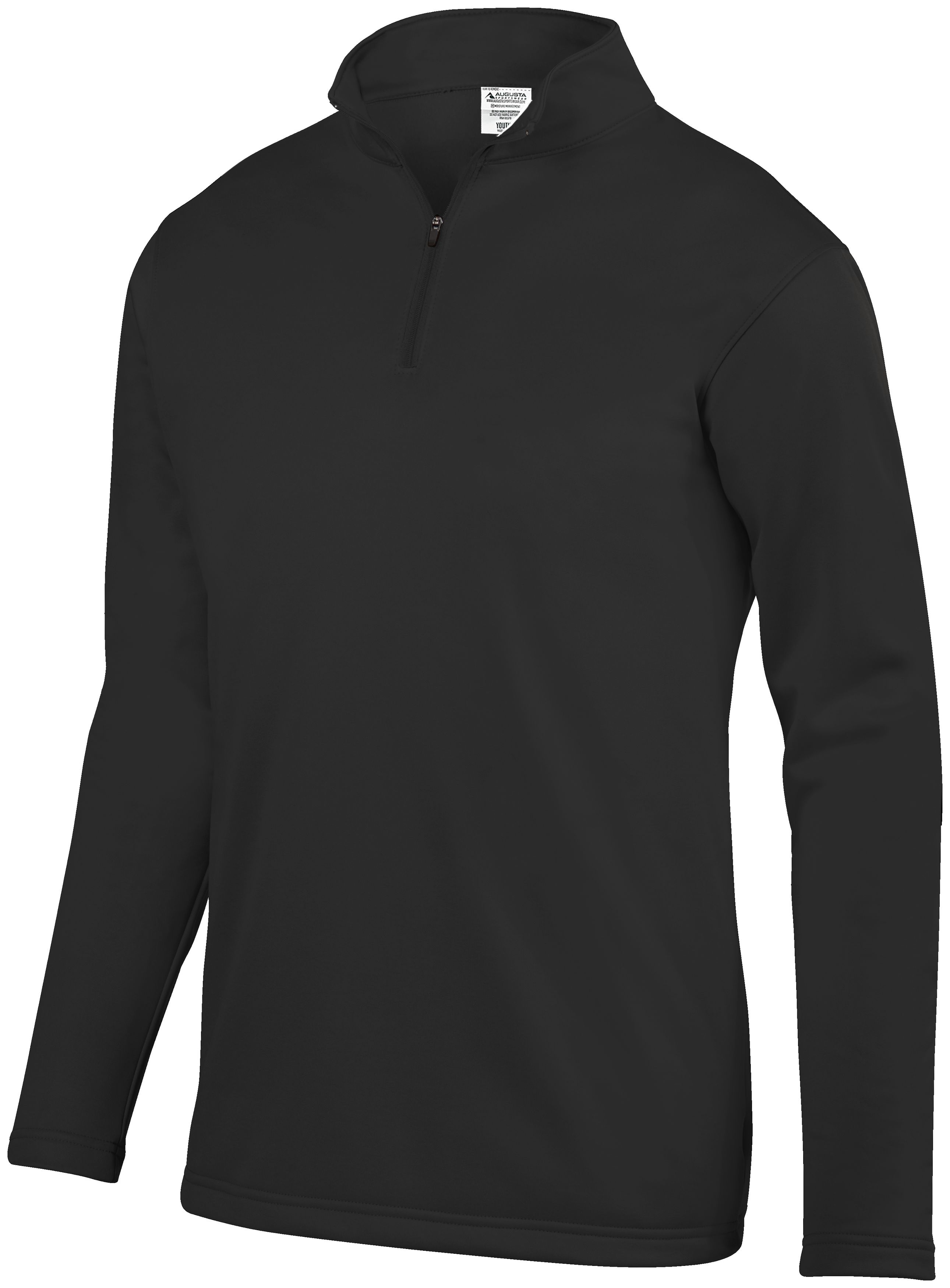 5507 Augusta Sportswear Wicking Fleece Quarter-Zip Pullover - Back Image