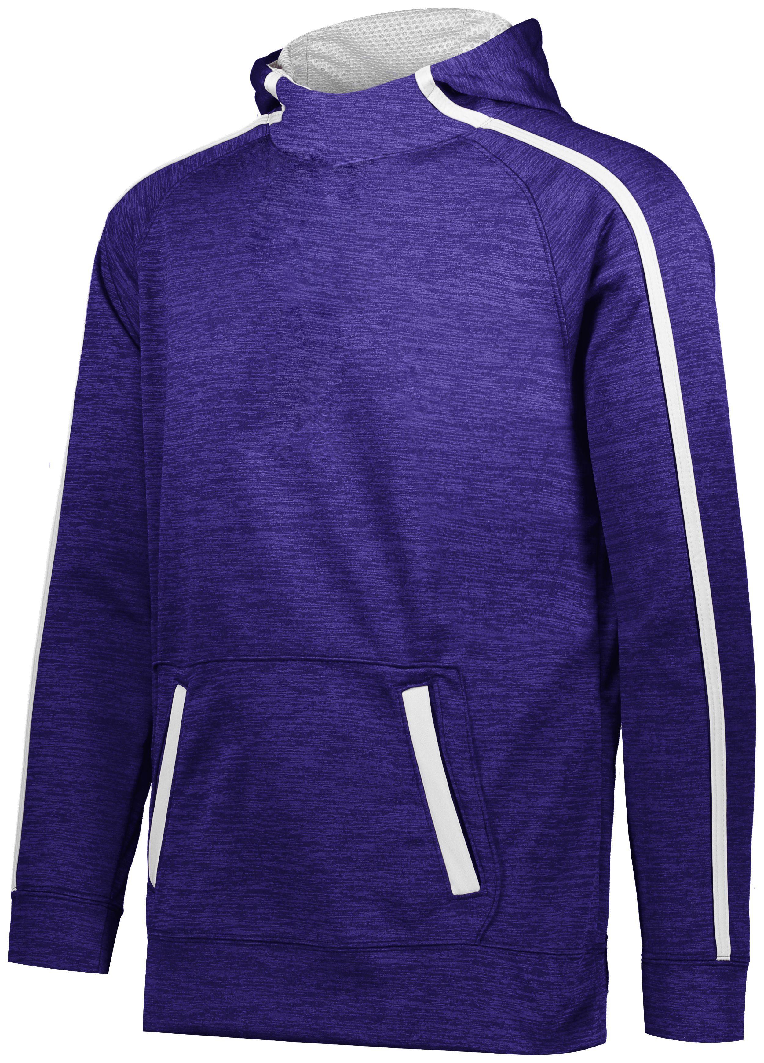 5555 Augusta Sportswear YOUTH STOKED TONAL HEATHER HOODIE Zoom Image