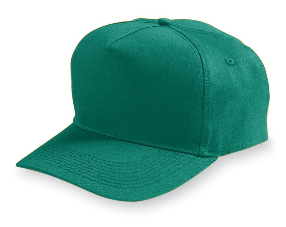 6202 Augusta Sportswear FIVE-PANEL COTTON TWILL CAP - Back Image