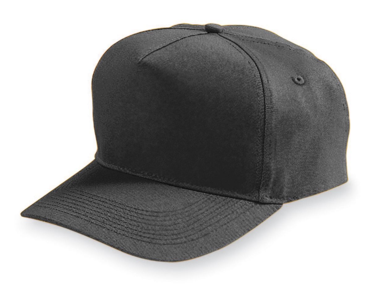 6207 Augusta Sportswear Youth Five-Panel Cotton Twill Cap - Siide Image