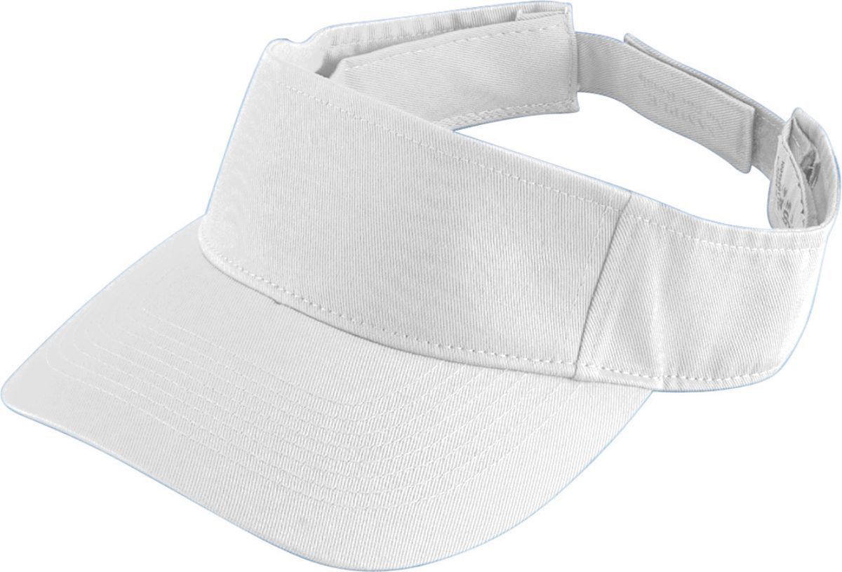 6225 Augusta Sportswear SPORT TWILL VISOR - Siide Image