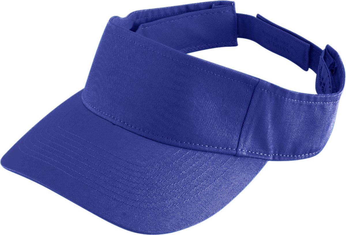 6226 Augusta Sportswear Youth Sport Twill Visor - Back Image