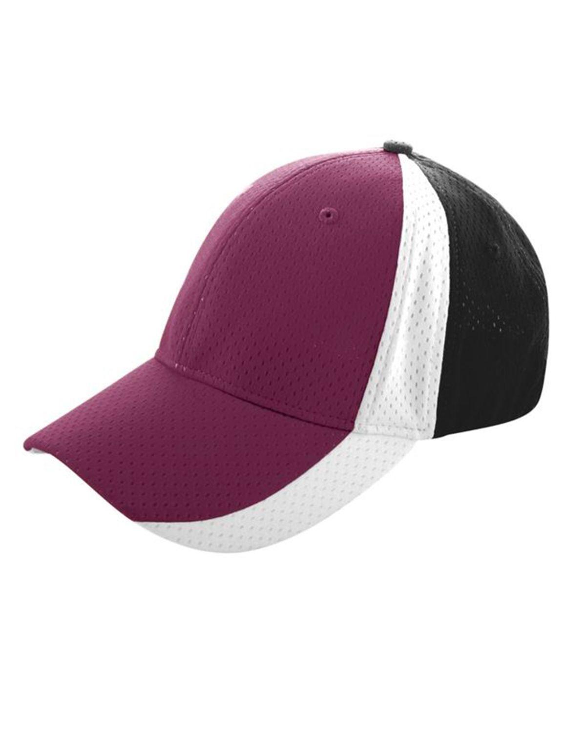 6247 Augusta Sportswear SPORT FLEX THREE-COLOR ATHLETIC MESH CAP Zoom Image