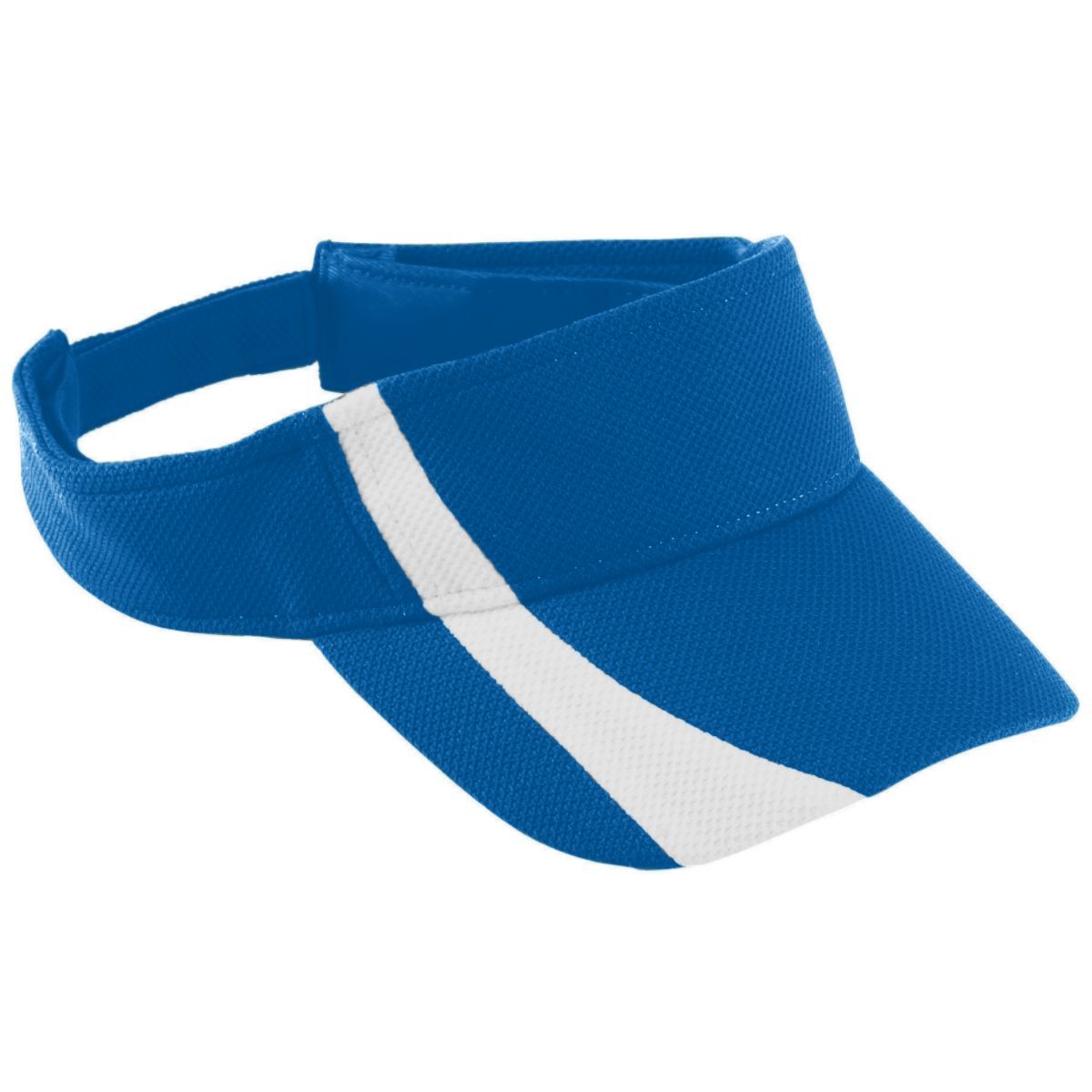6260 Augusta Sportswear ADJUSTABLE WICKING MESH TWO-COLOR VISOR - Siide Image