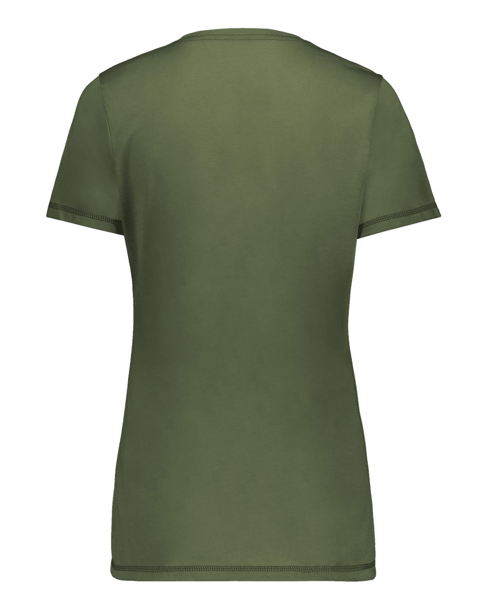 6844 Augusta Sportswear Ladies Super Soft-Spun Poly Tee - Back Image
