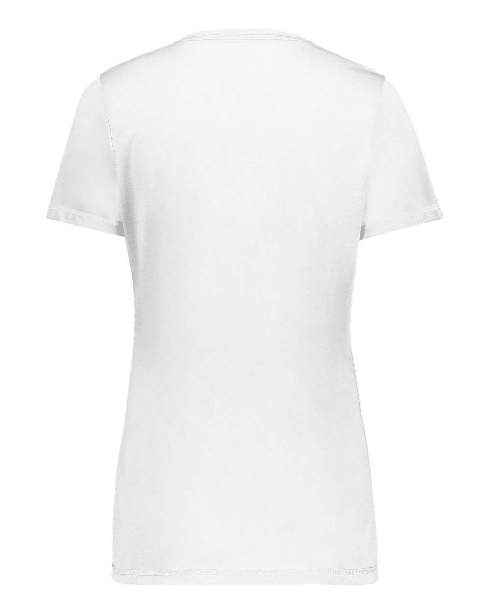 6844 Augusta Sportswear Ladies Super Soft-Spun Poly Tee - Back Image