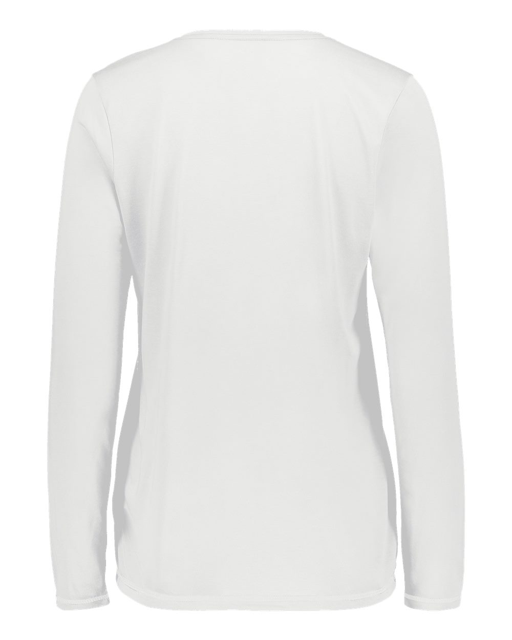 6847 Augusta Sportswear Ladies Super Soft-Spun Poly Long Sleeve Tee - Back Image