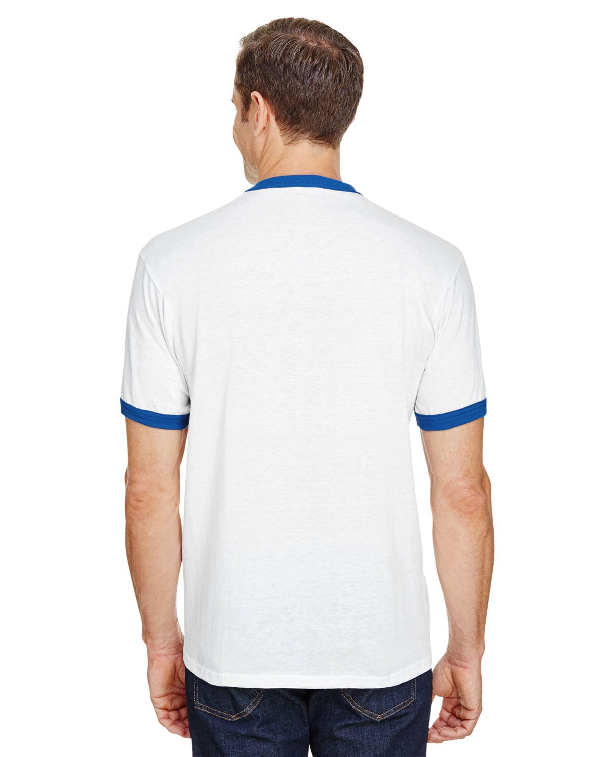 710 Augusta Sportswear RINGER T-SHIRT - Back Image