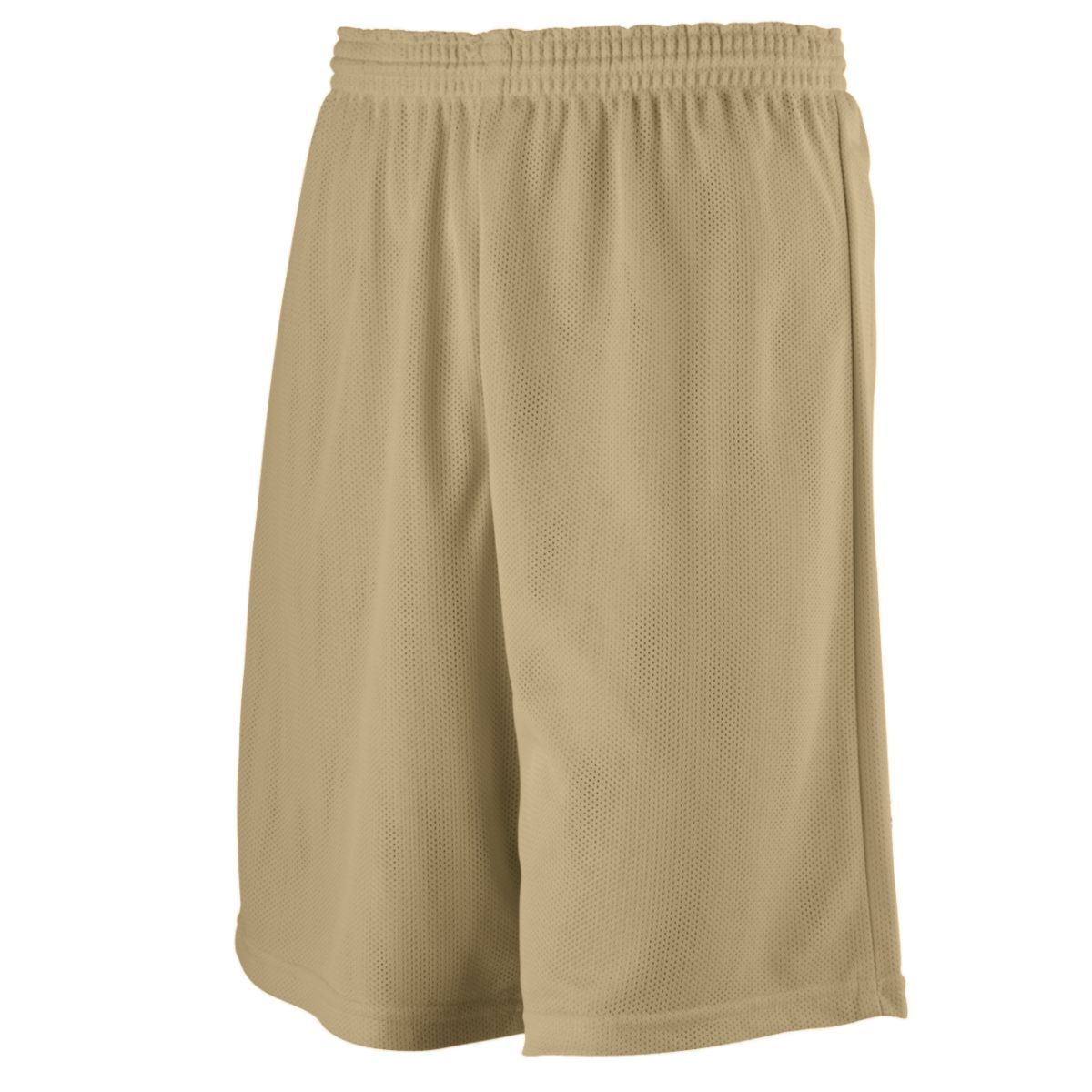 739 Augusta Sportswear YOUTH LONGER LENGTH MINI MESH LEAGUE SHORTS - Siide Image