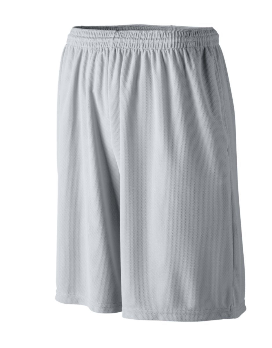 803 Augusta Sportswear Longer Length Wicking Shorts with Pockets 803 Augusta Sportswear Longer Length Wicking Shorts with Pockets