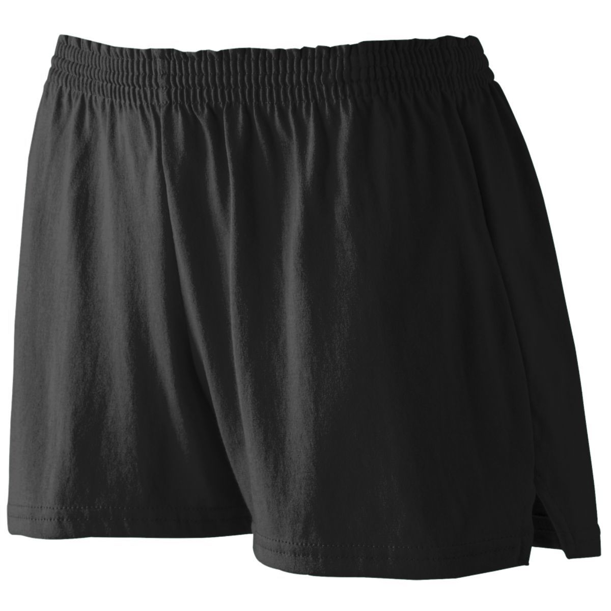 987 Augusta Sportswear Womens Trim Fit Jersey Shorts - Siide Image