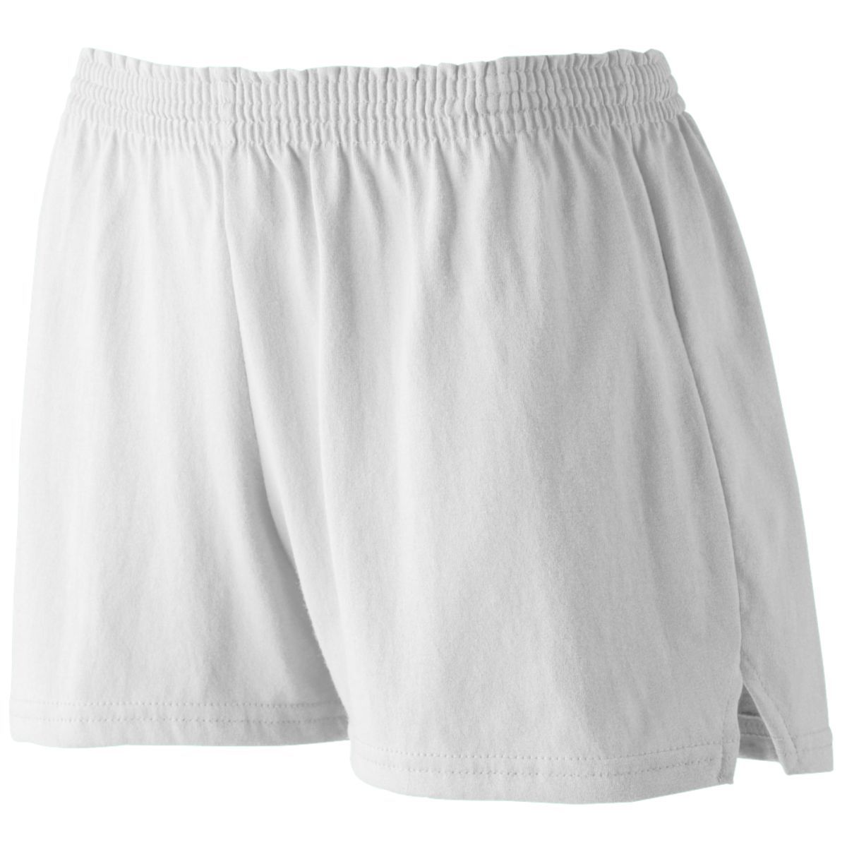 987 Augusta Sportswear Womens Trim Fit Jersey Shorts - Back Image