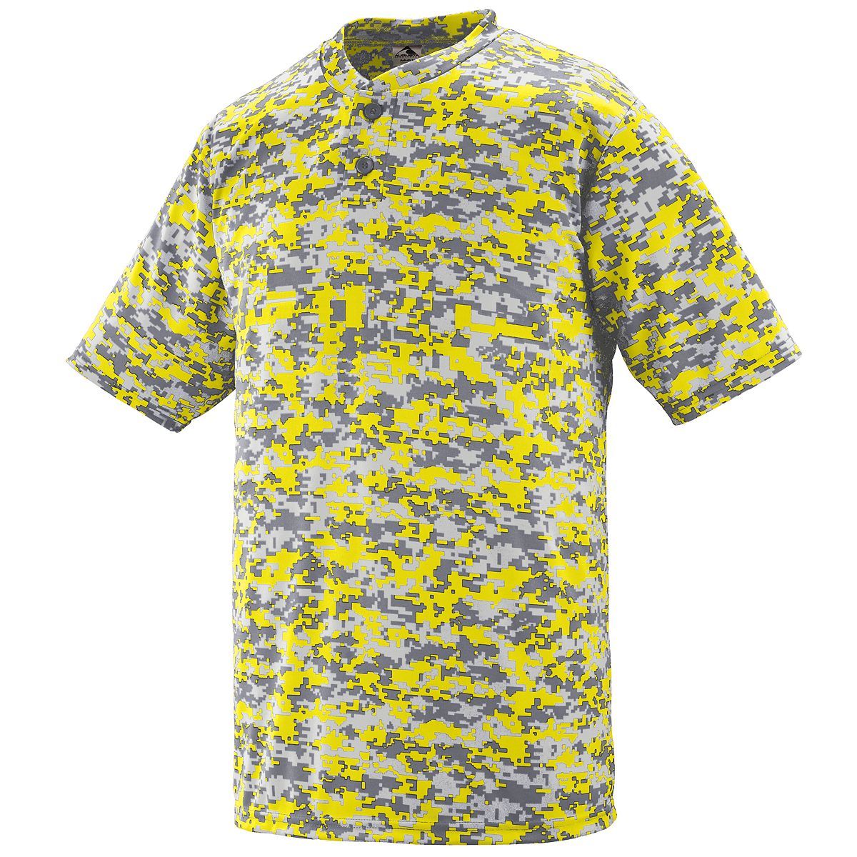 1555 Augusta Sportswear Digi Camo Wicking Two-Button Jersey Zoom Image