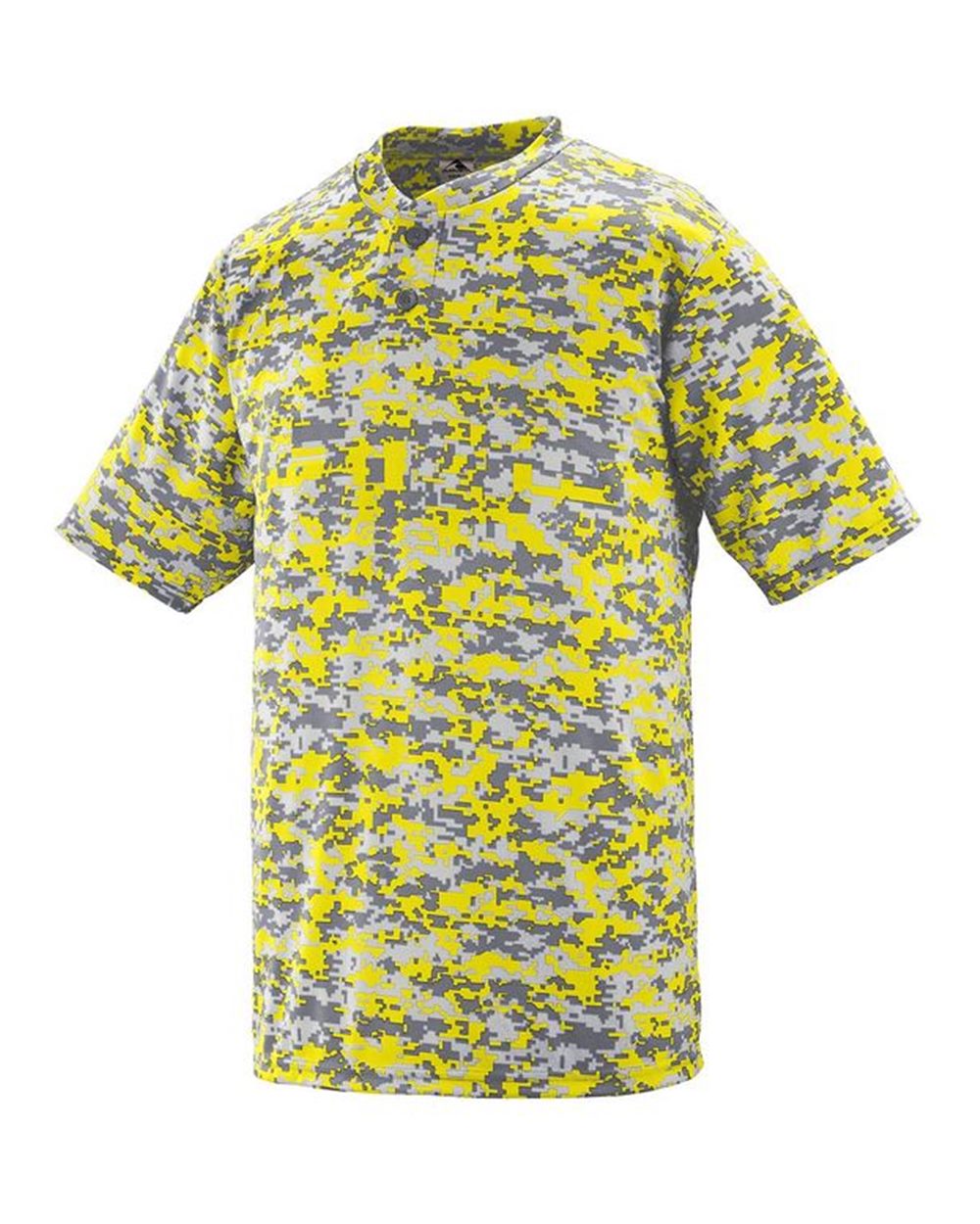 1555 Augusta Sportswear Digi Camo Wicking Two-Button Jersey - Siide Image