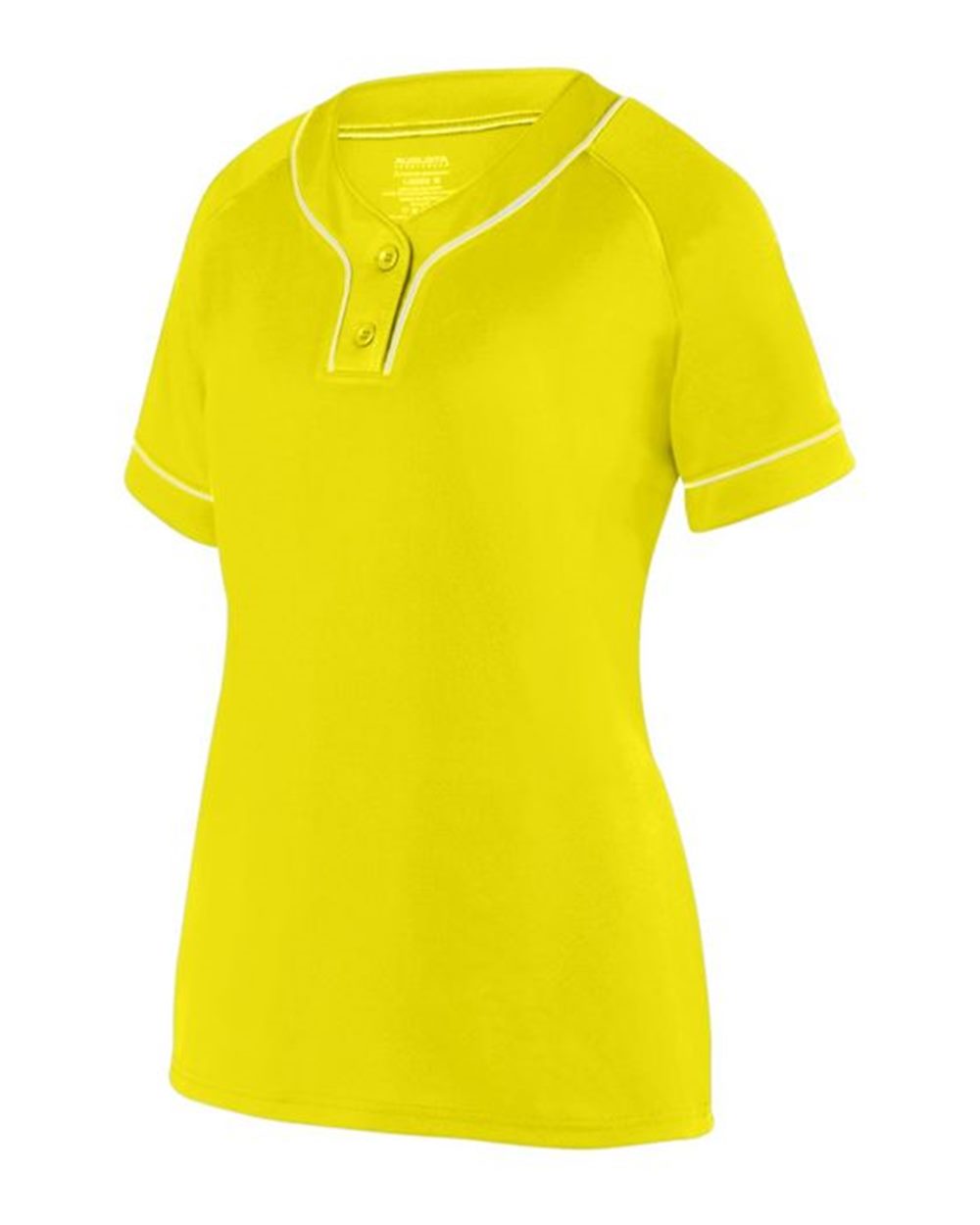 1670 Augusta Sportswear Womens Overpower Two-Button Jersey - Siide Image