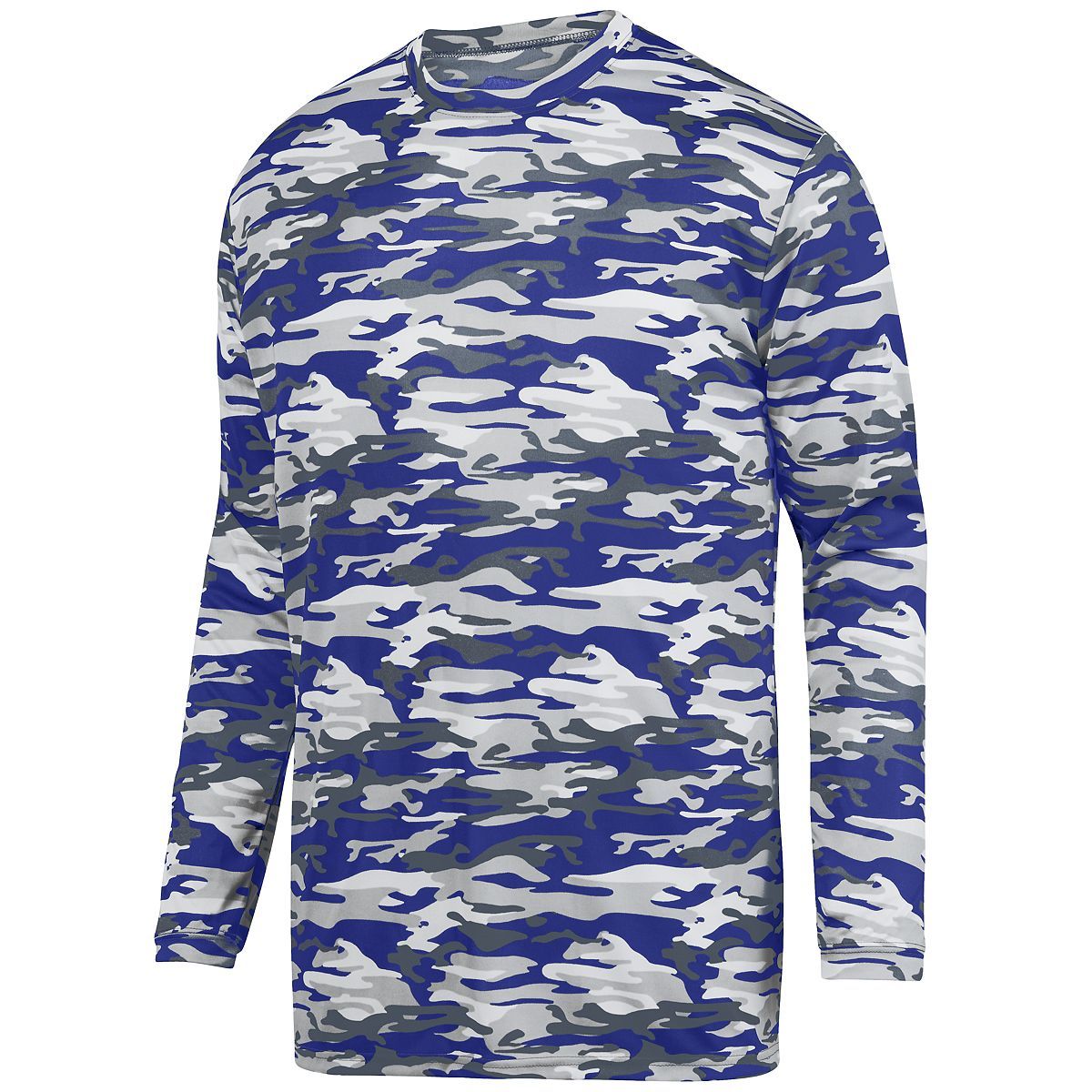 1808 Augusta Sportswear YOUTH MOD CAMO LONG SLEEVE WICKING TEE