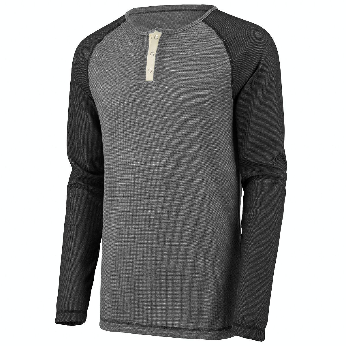 2150 Augusta Sportswear LINEAR FUSION LONG SLEEVE HENLEY Zoom Image