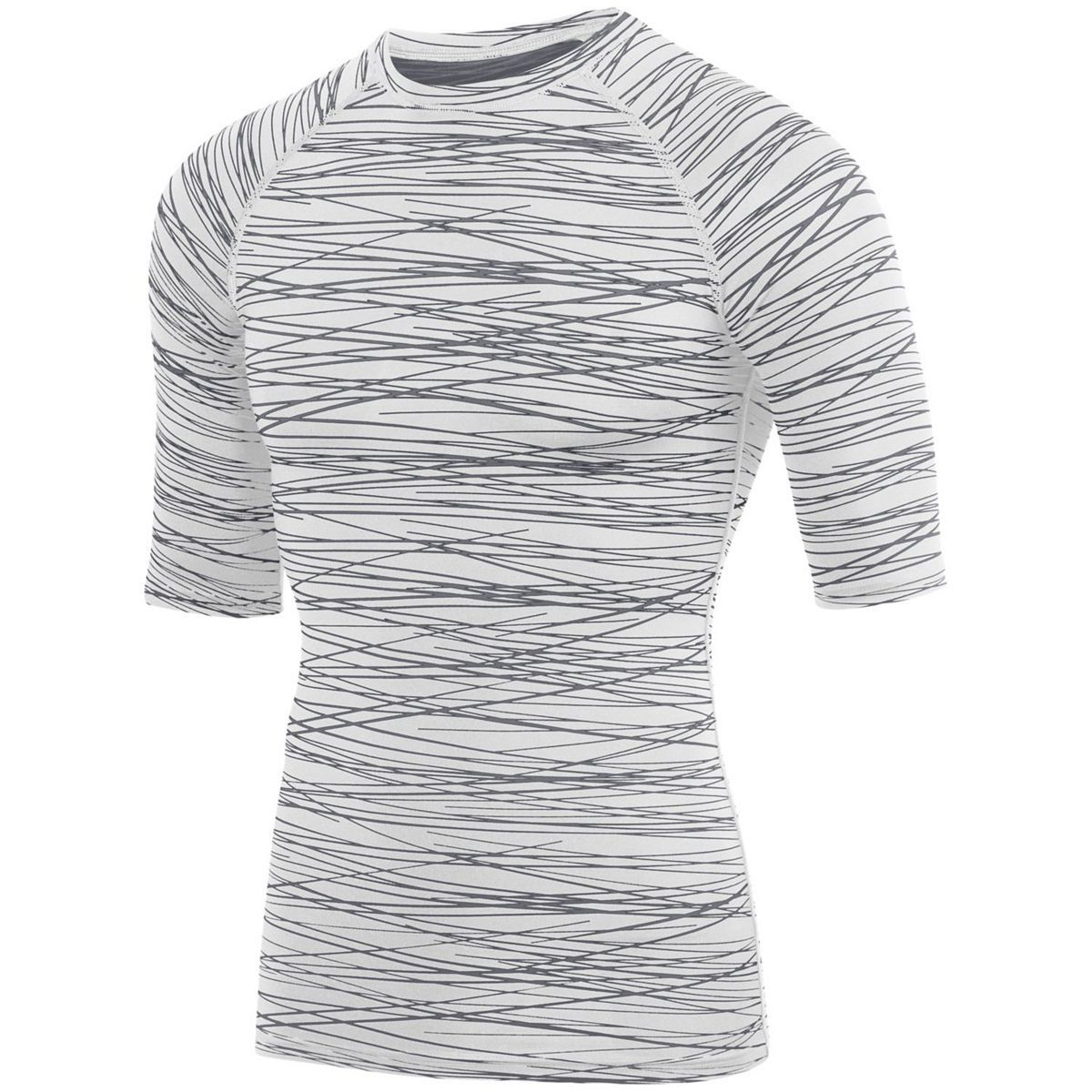 2607 Augusta Sportswear Youth Hyperform Compression Half Sleeve Tee - Back Image