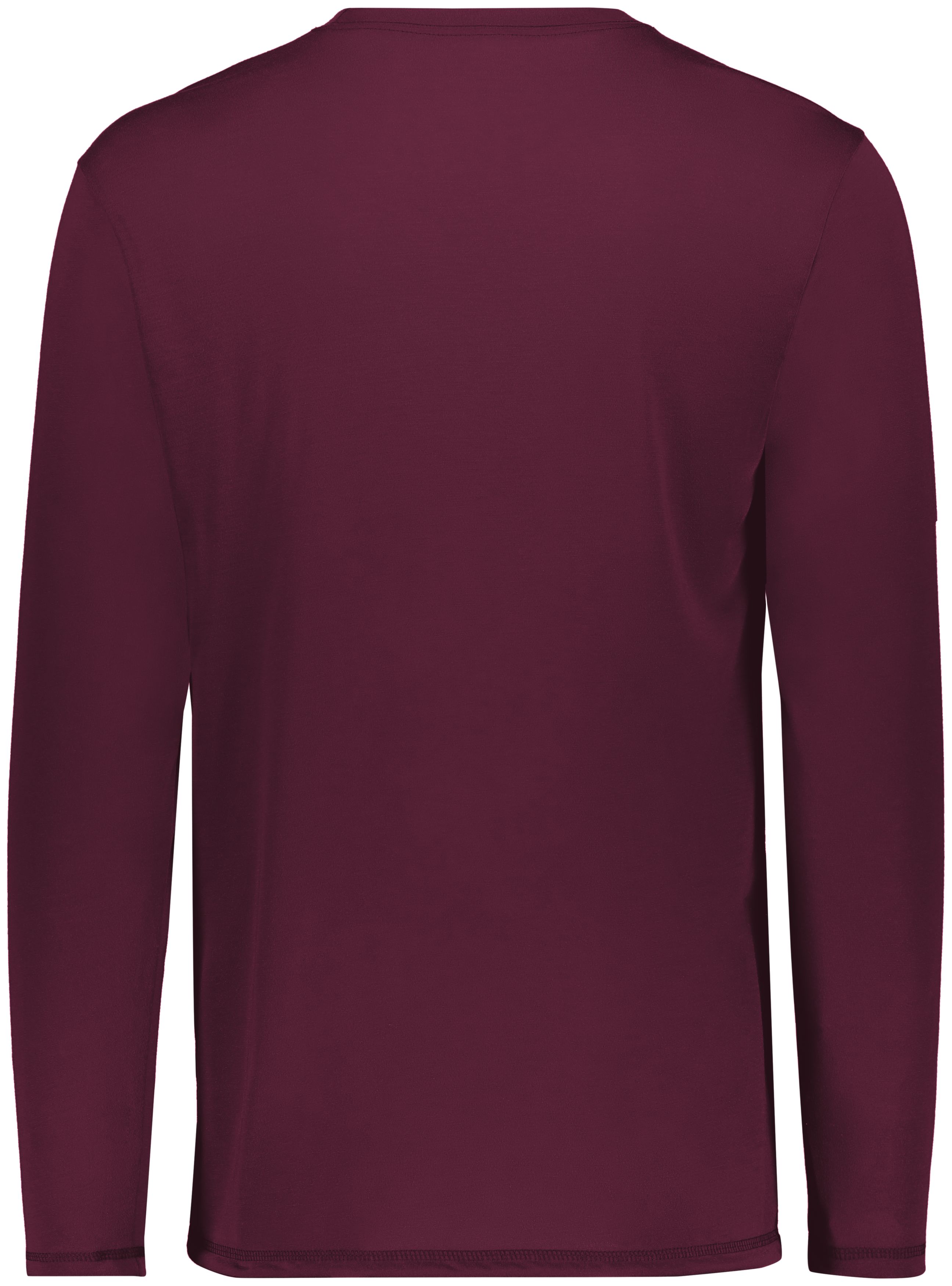 6845 Augusta Sportswear Super Soft-Spun Poly Long Sleeve Tee 6845 Augusta Sportswear Super Soft-Spun Poly Long Sleeve Tee - Back Image