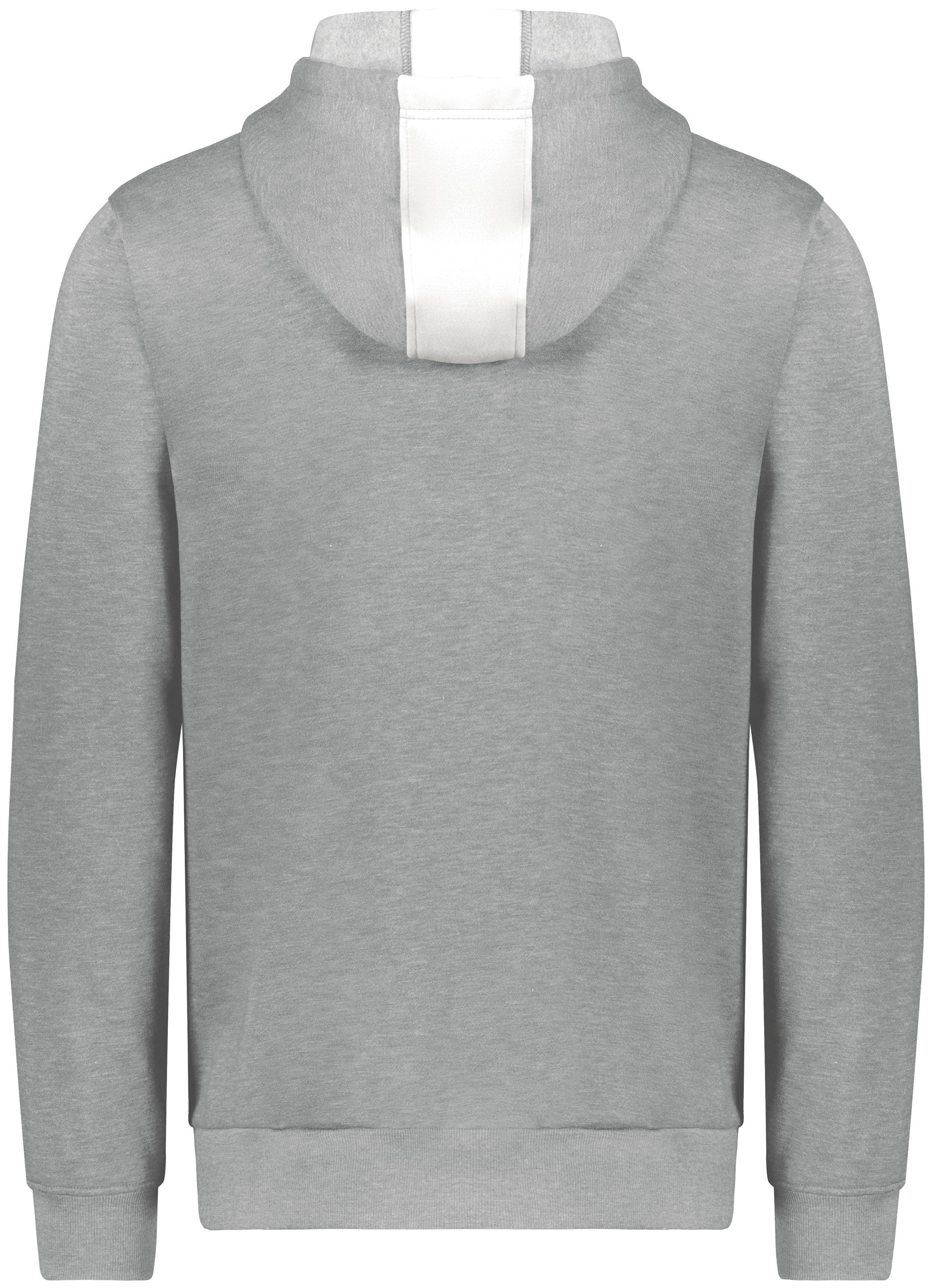 6865 Augusta Sportswear Unisex Three-Season Fleece Hooded Pullover - Back Image