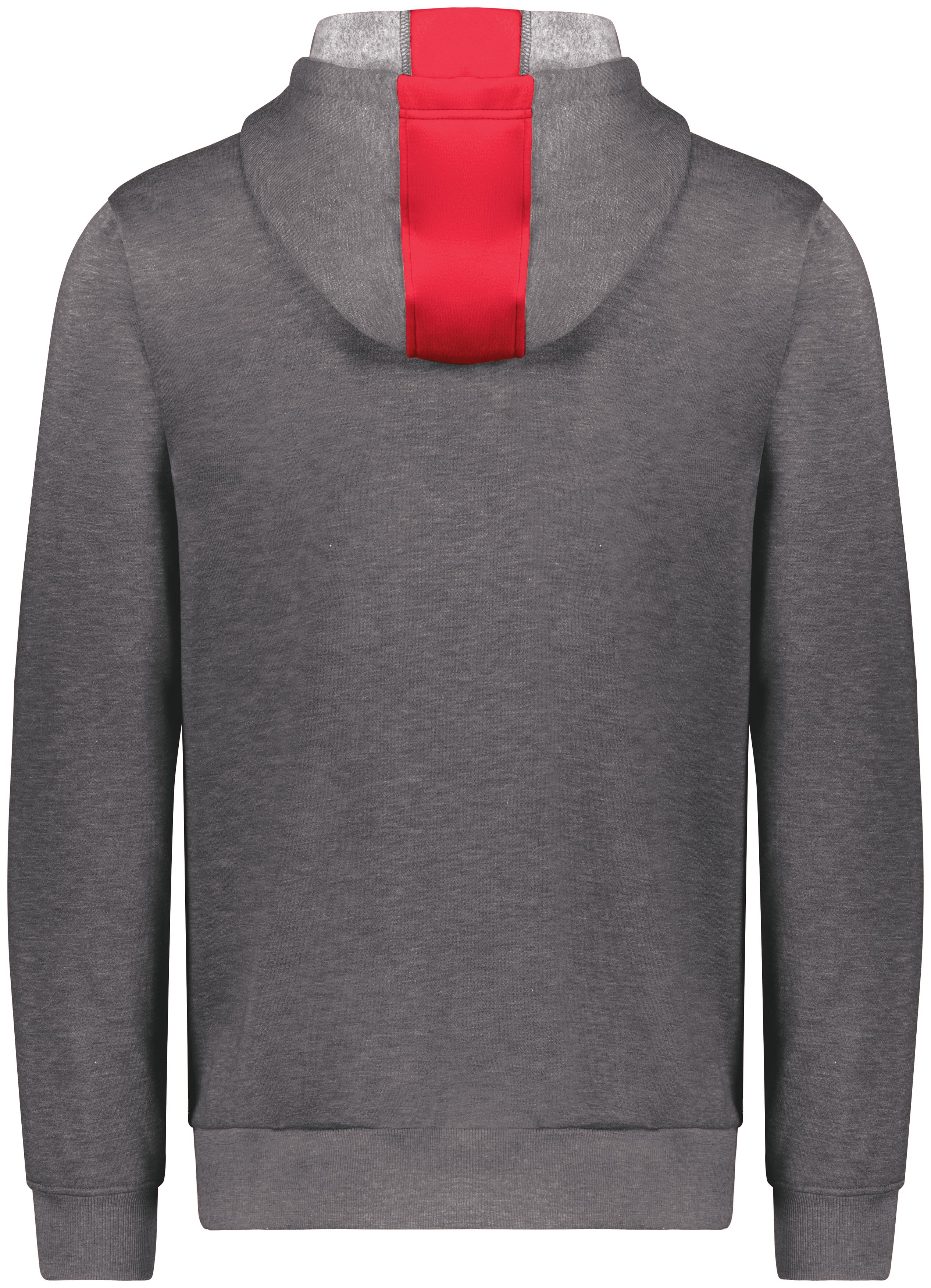 6866 Augusta Sportswear Youth Three-Season Fleece Pullover Hoodie - Back Image