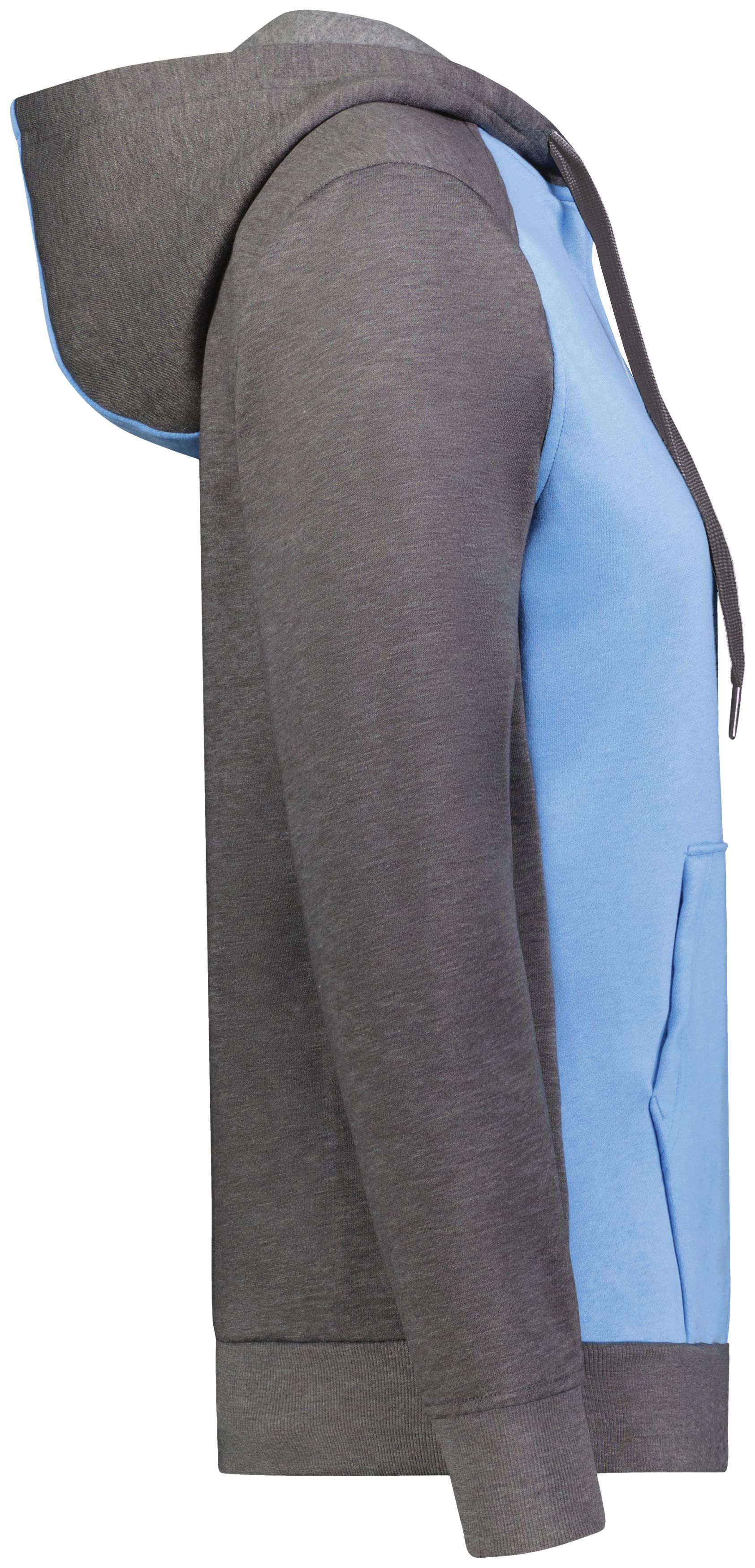 6867 Augusta Sportswear Ladies Three-Season Fleece Pullover Hoodie - Siide Image