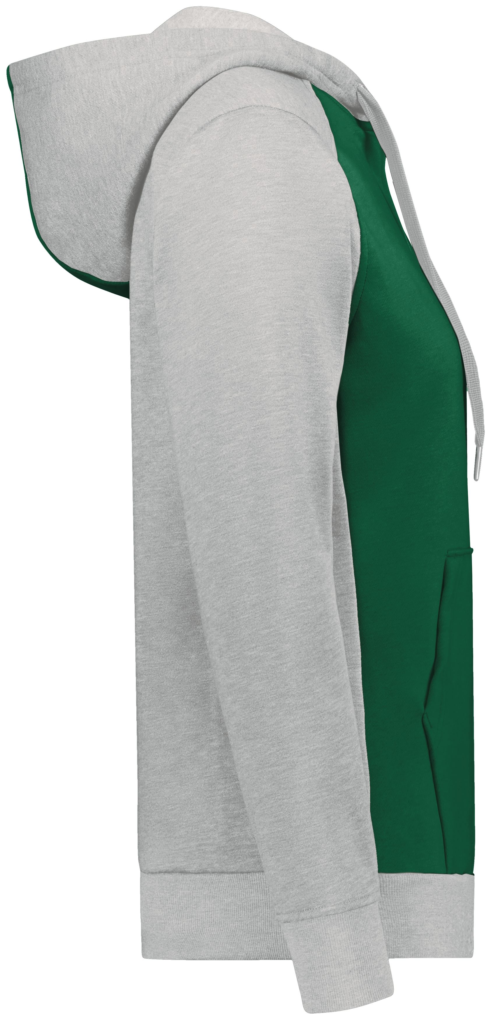 6867 Augusta Sportswear Ladies Three-Season Fleece Pullover Hoodie - Siide Image