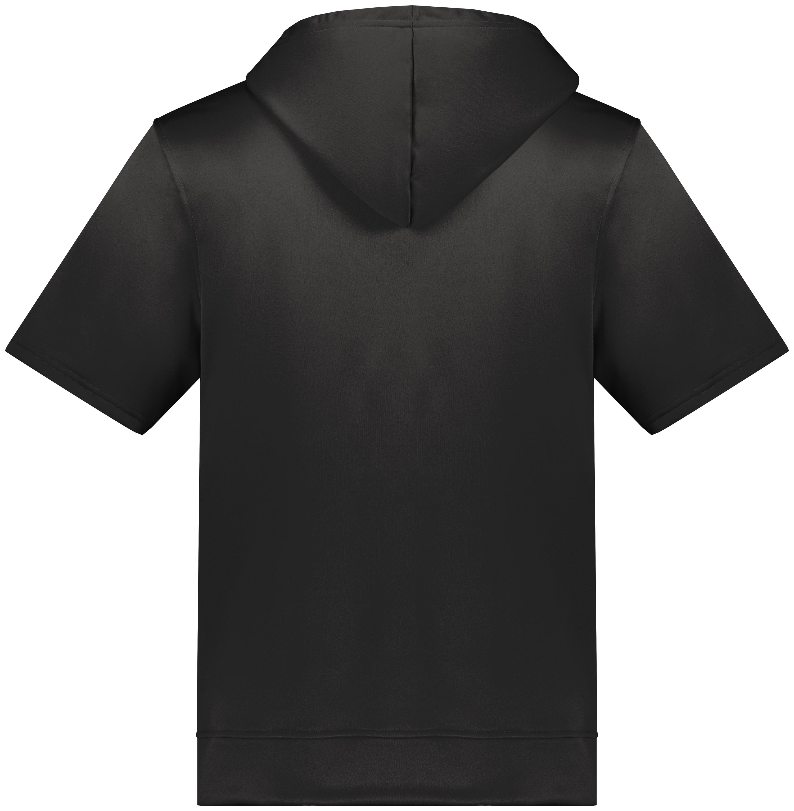 6871 Augusta Sportswear Wicking Fleece Short Sleeve Hoodie - Back Image