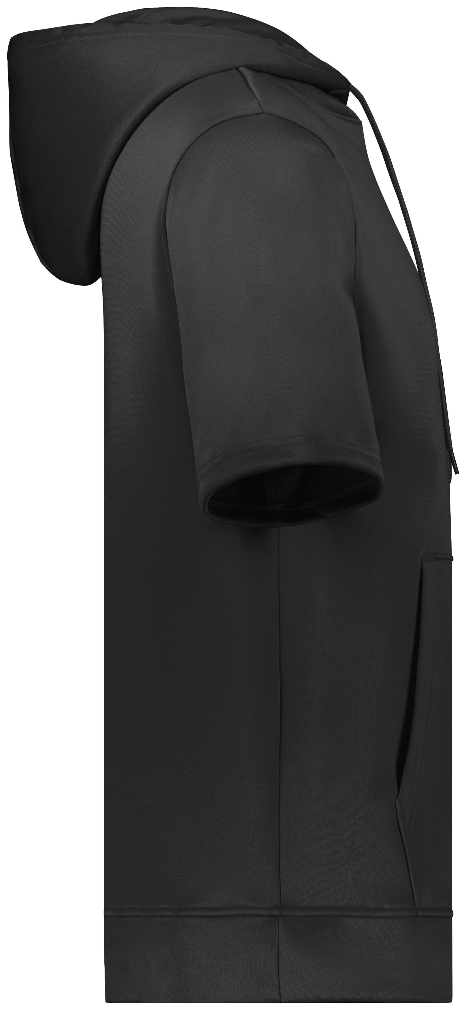 6871 Augusta Sportswear Wicking Fleece Short Sleeve Hoodie - Siide Image