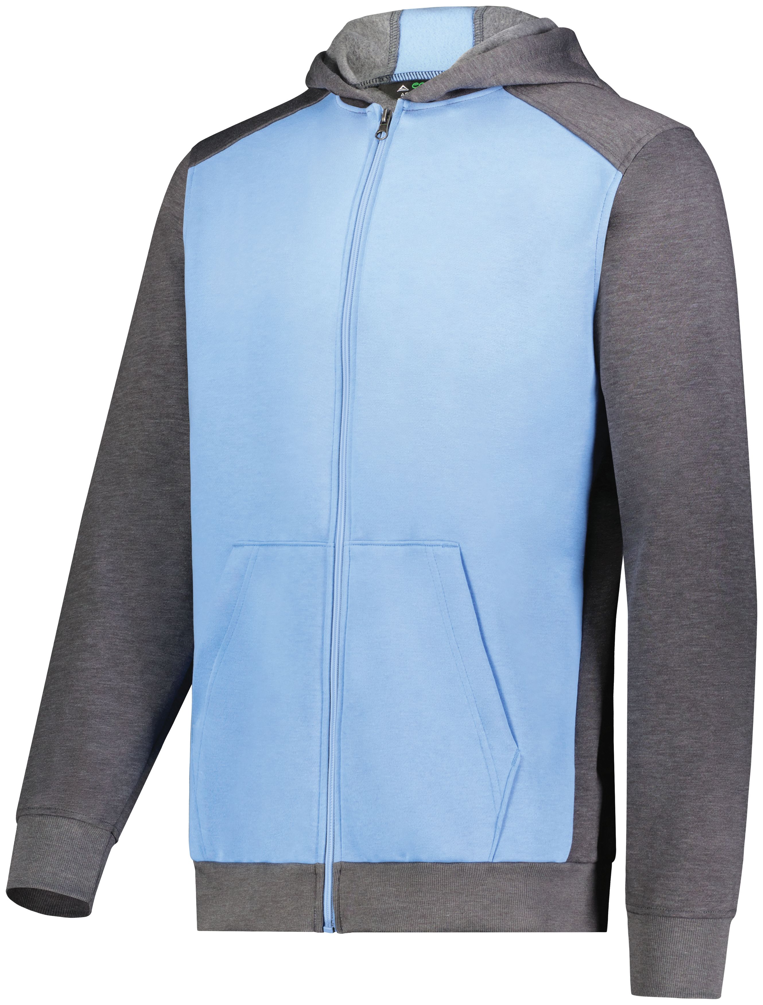 6900 Augusta Sportswear Youth Three-Season Fleece Full Zip Hoodie