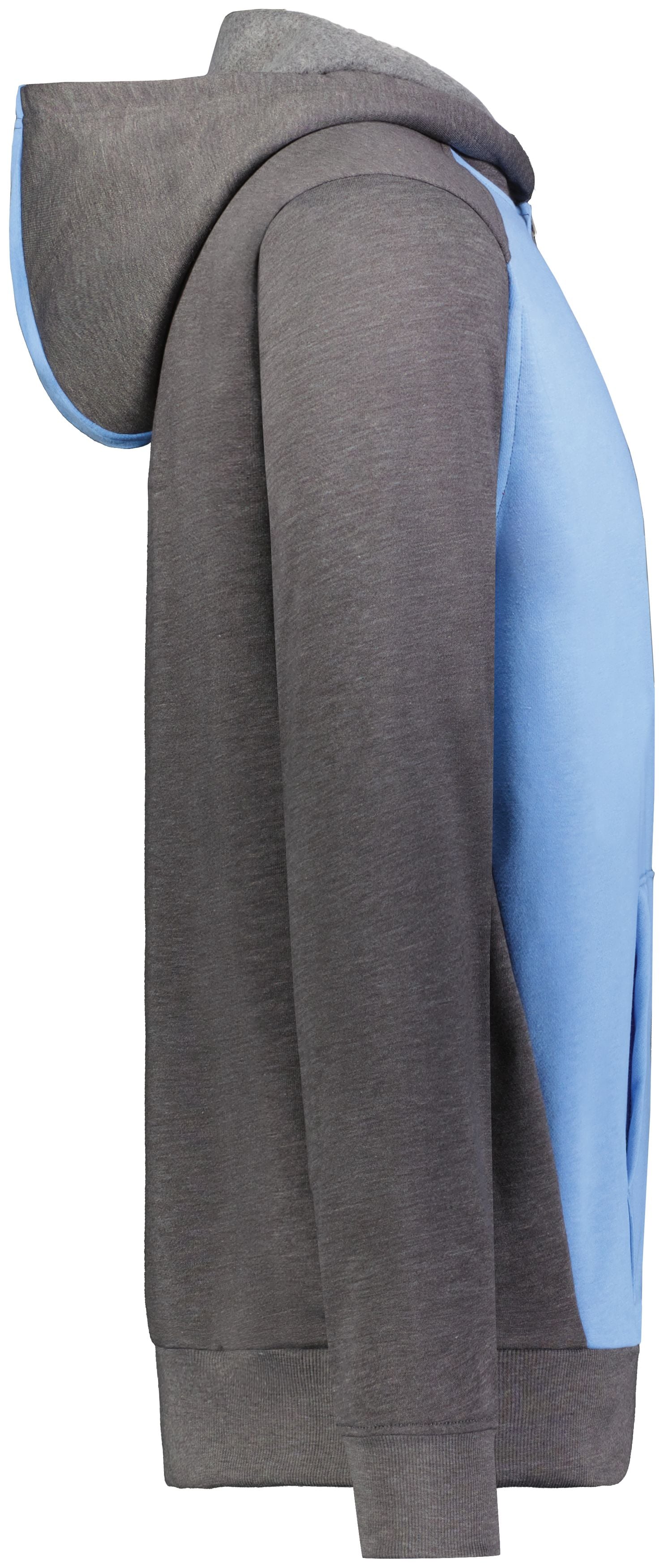 6900 Augusta Sportswear Youth Three-Season Fleece Full Zip Hoodie - Siide Image