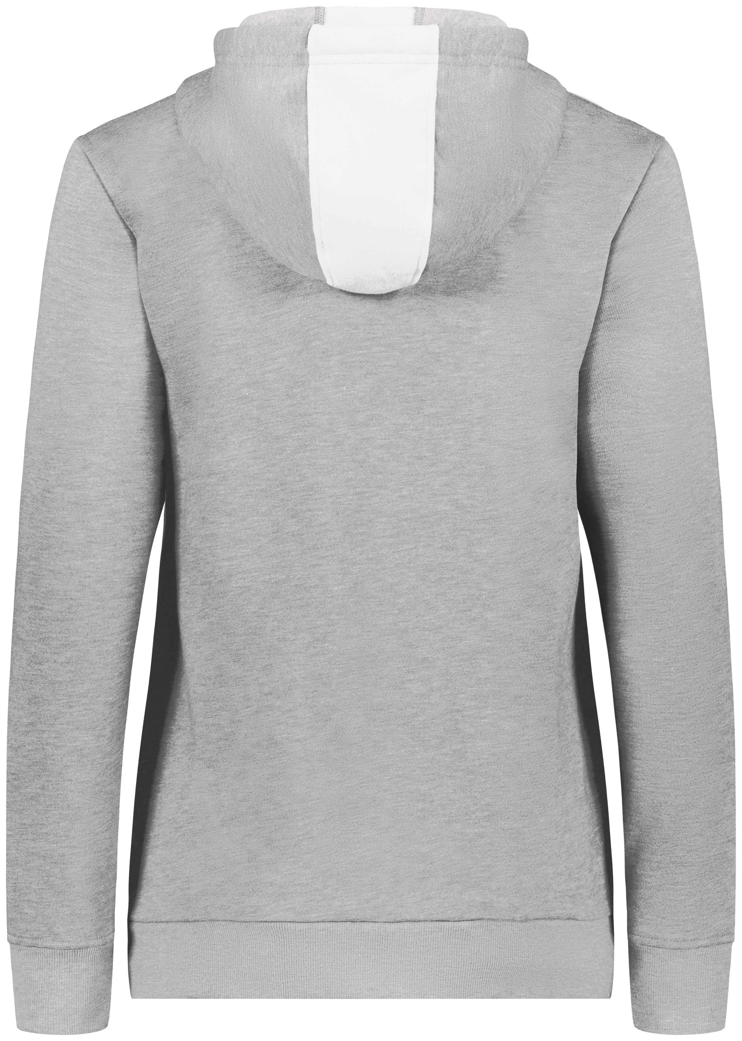 6901 Augusta Sportswear Ladies Three-Season Fleece Full Zip Hoodie - Back Image