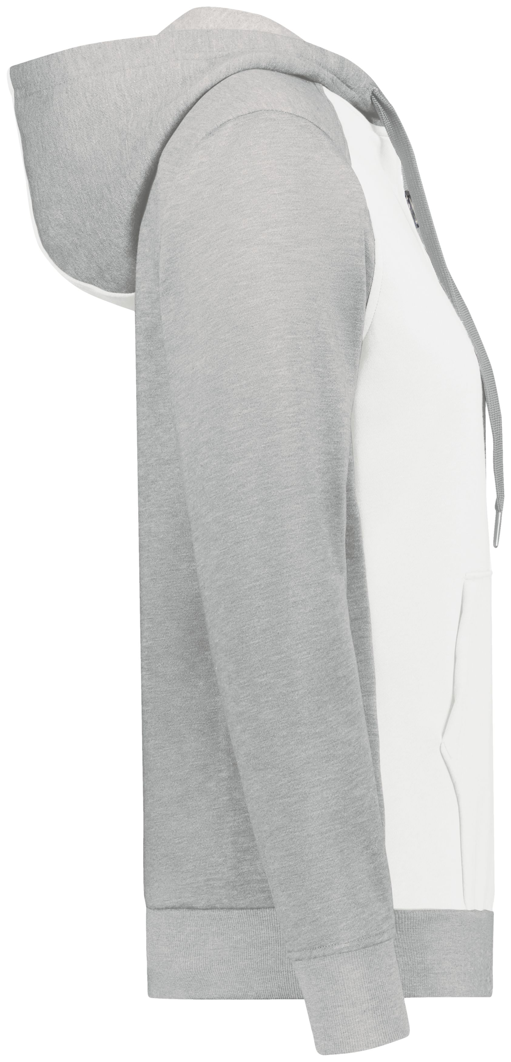 6901 Augusta Sportswear Ladies Three-Season Fleece Full Zip Hoodie - Siide Image