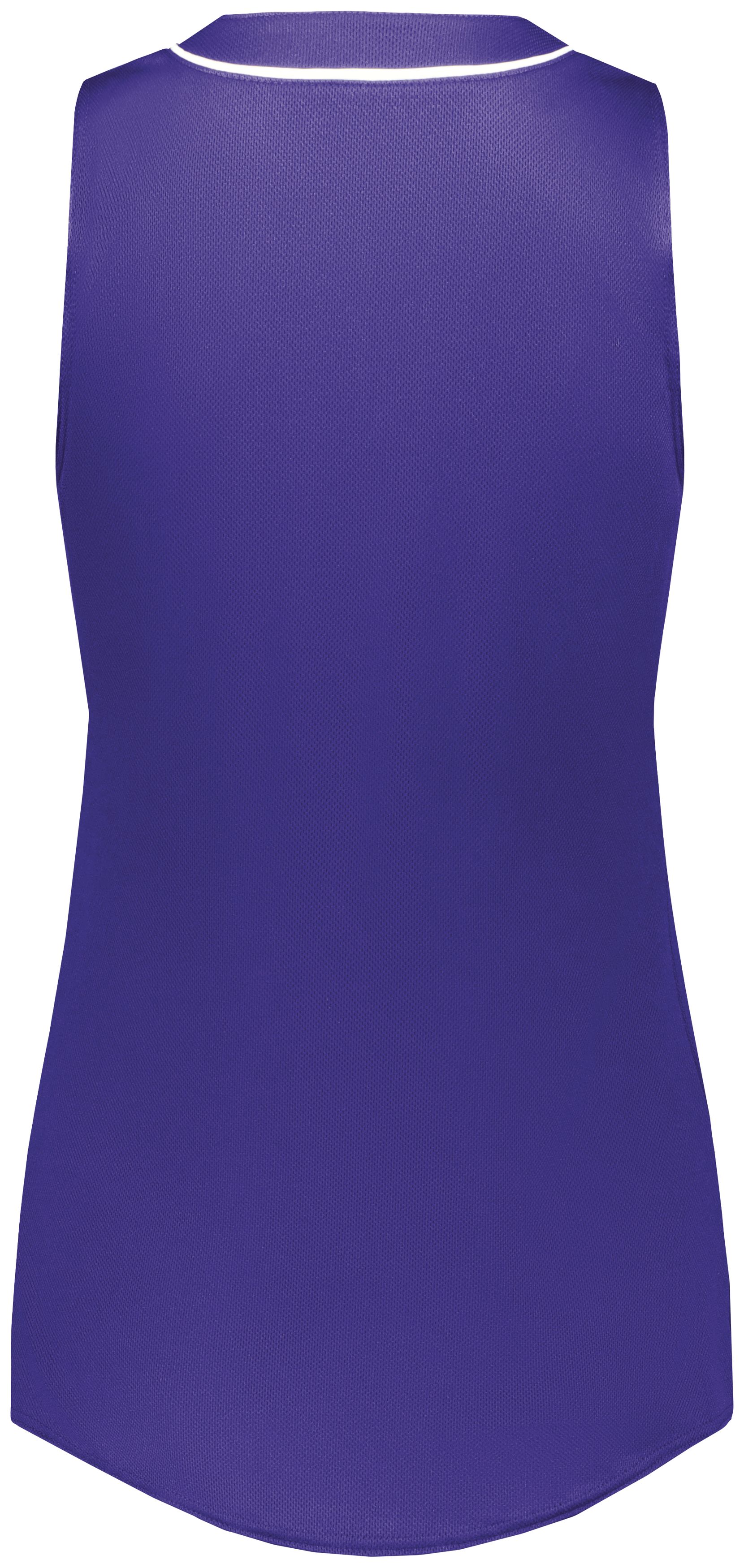 6913 Augusta Sportswear Ladies Cutter+ Sleeveless Jersey - Back Image