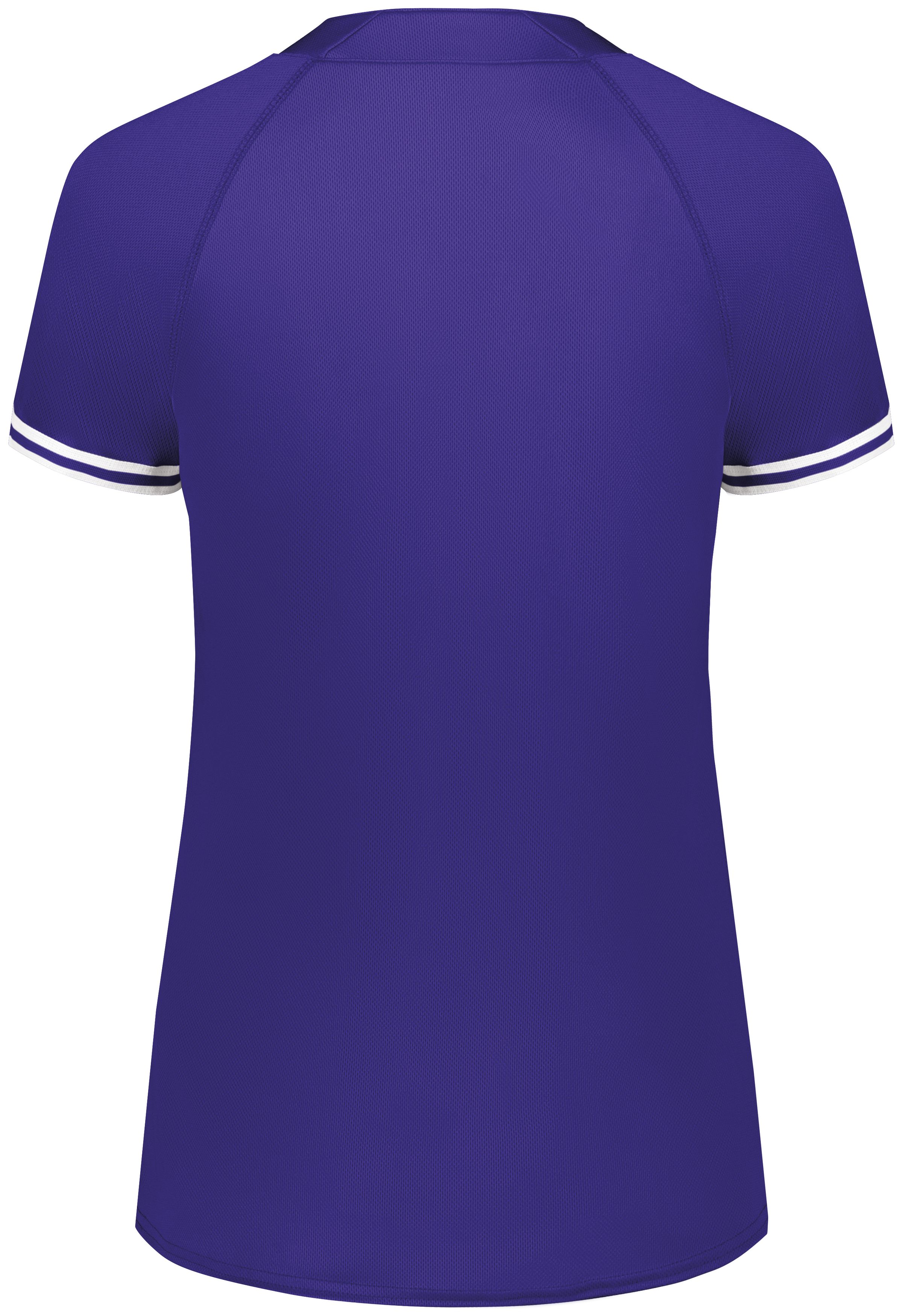 6918 Augusta Sportswear Girls Cutter+ Henley Jersey - Back Image