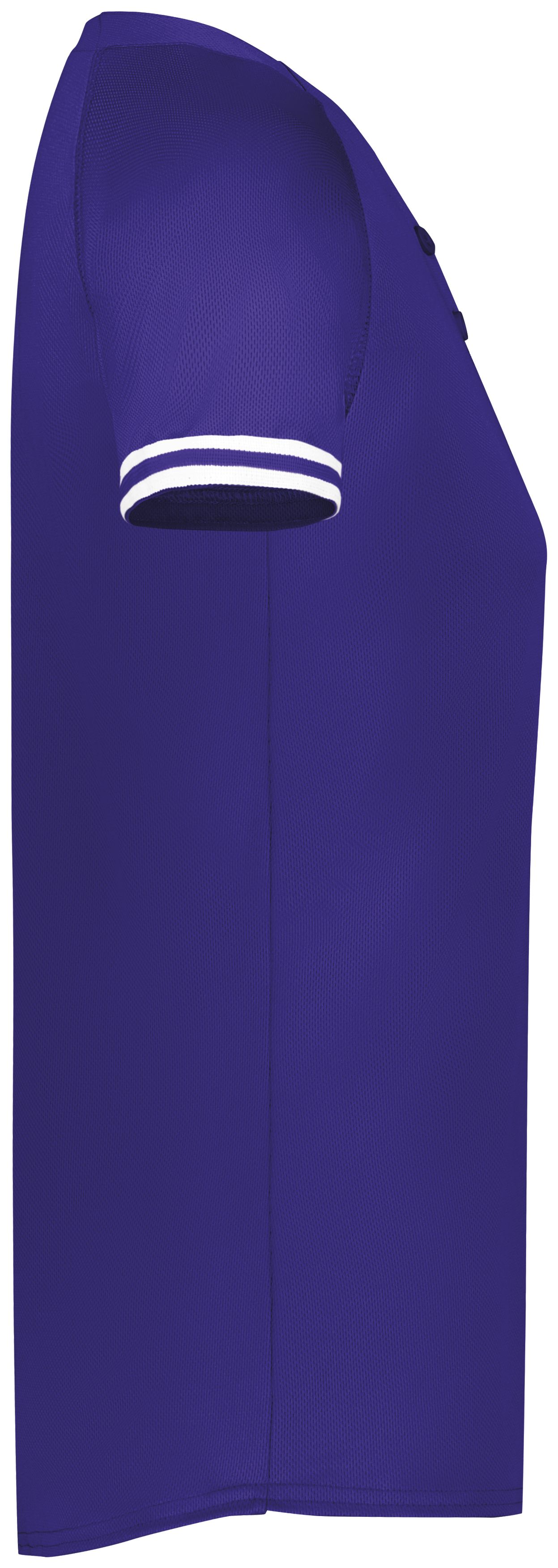 6918 Augusta Sportswear Girls Cutter+ Henley Jersey - Siide Image