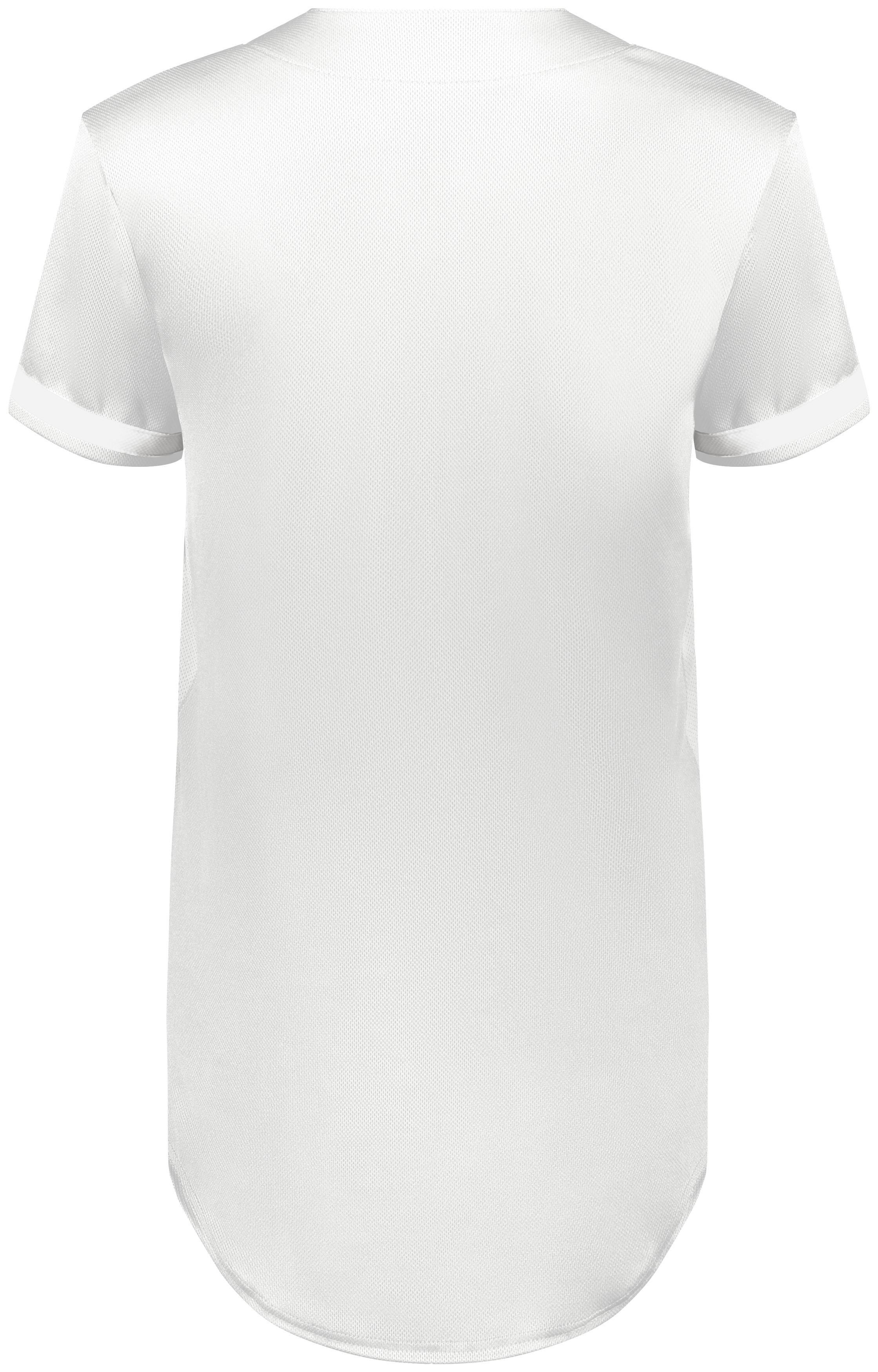 6919 Augusta Sportswear Ladies Cutter+ Full Button Softball Jersey - Back Image