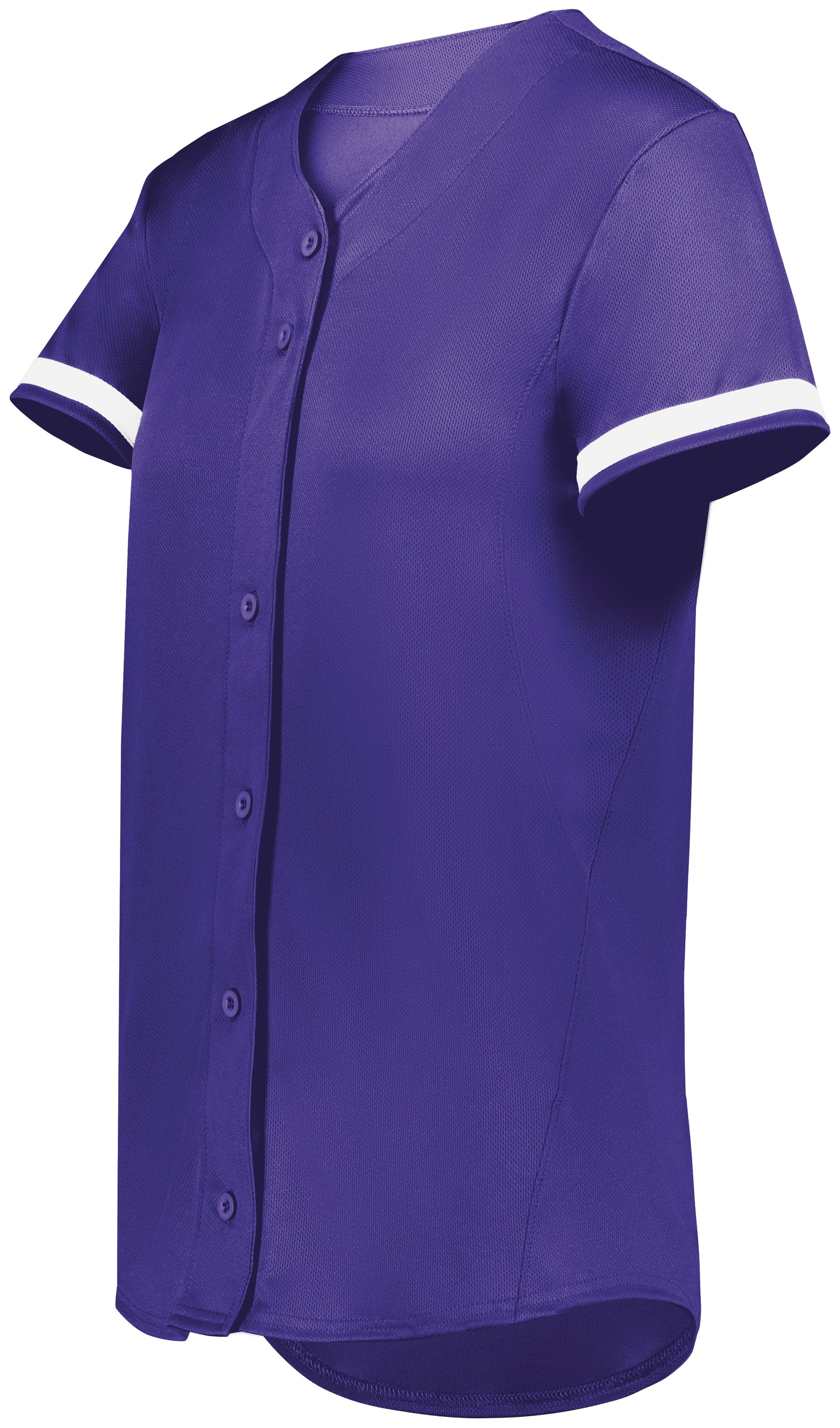 6920 Augusta Sportswear Girls Cutter+ Full Button Softball Jersey
