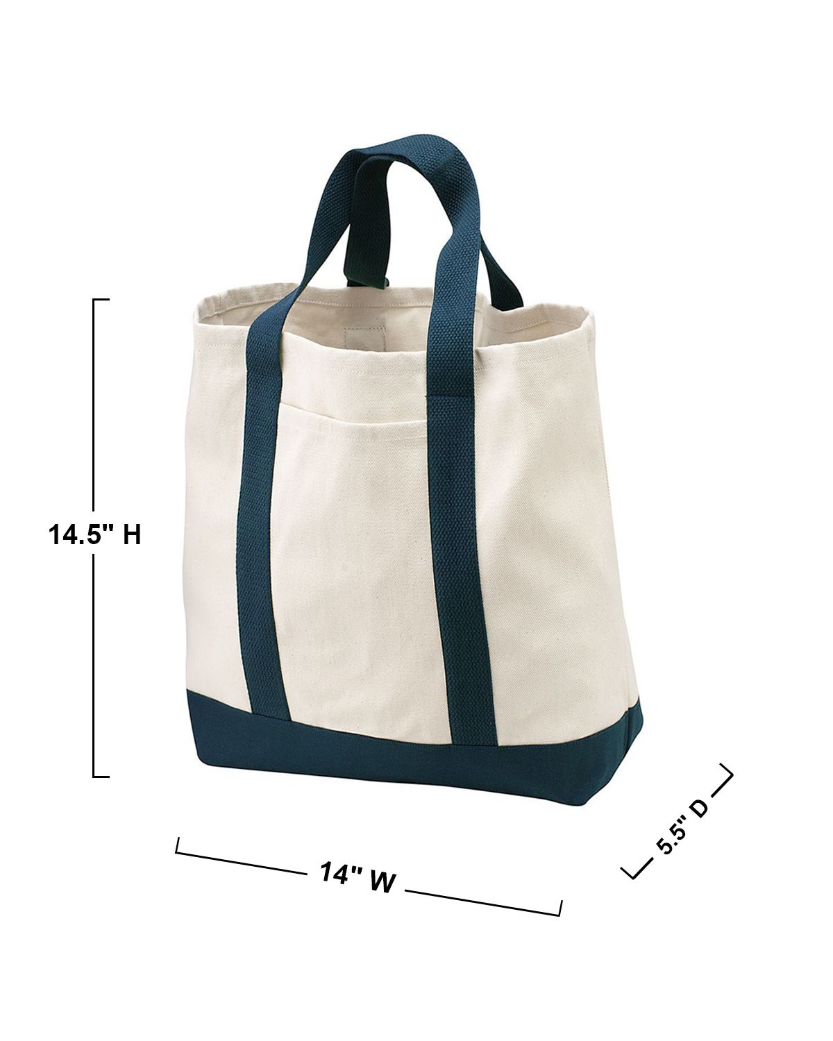 B400 Port Authority - Two-Tone Shopping Tote