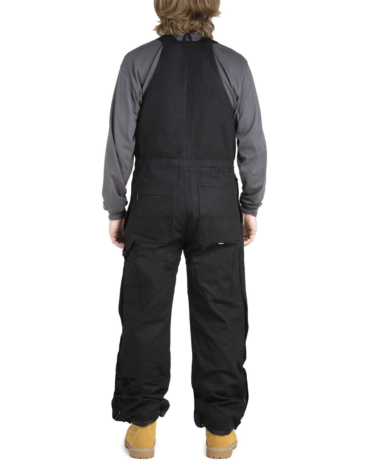 B415 Berne Mens Heritage Insulated Bib Overall - Back Image
