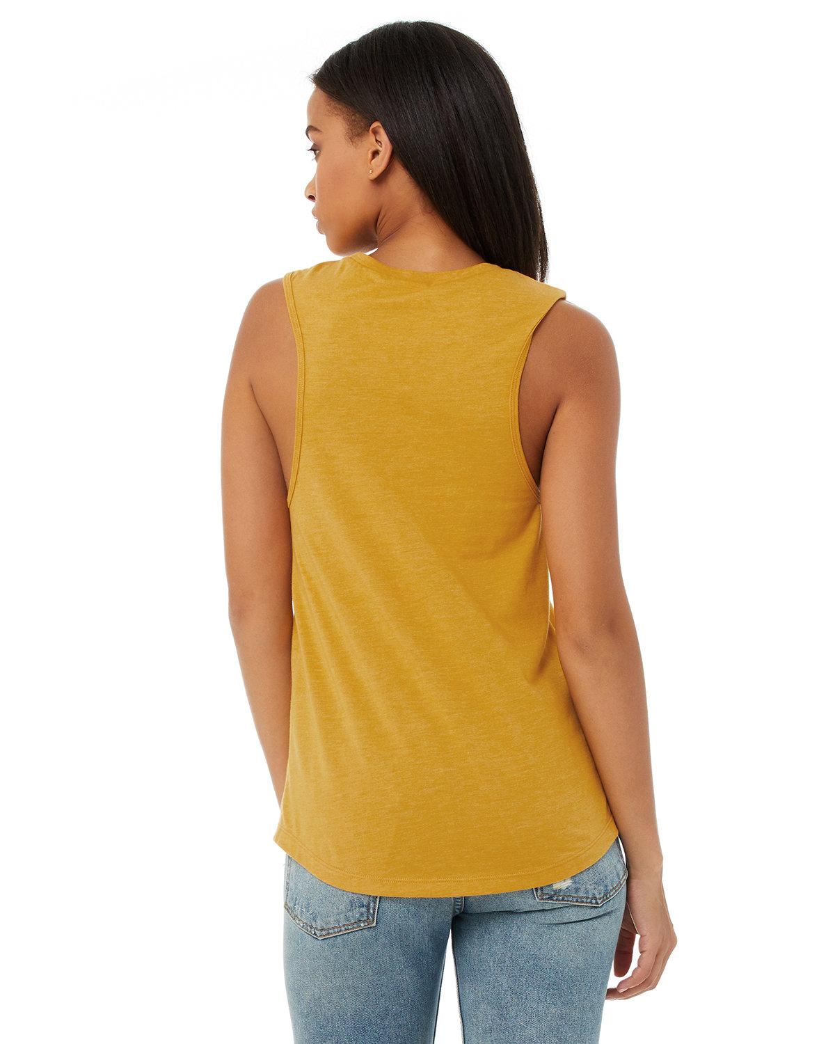 B6003 Bella + Canvas Ladies Jersey Muscle Tank - Back Image