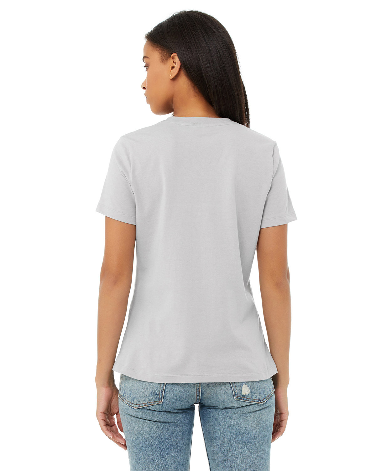 B6400 Bella + Canvas Ladies Relaxed Jersey Short-Sleeve T-Shirt B6400 Bella + Canvas Ladies Relaxed Jersey Short-Sleeve T-Shirt - Back Image