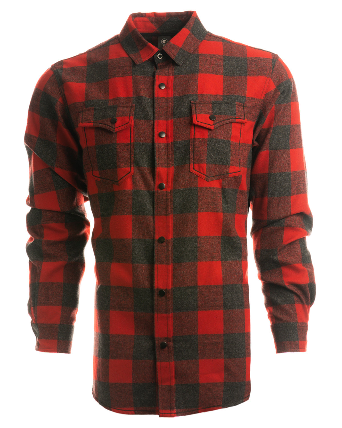 B8219 Burnside Mens Snap-Front Flannel Shirt B8219 Burnside Mens Snap-Front Flannel Shirt